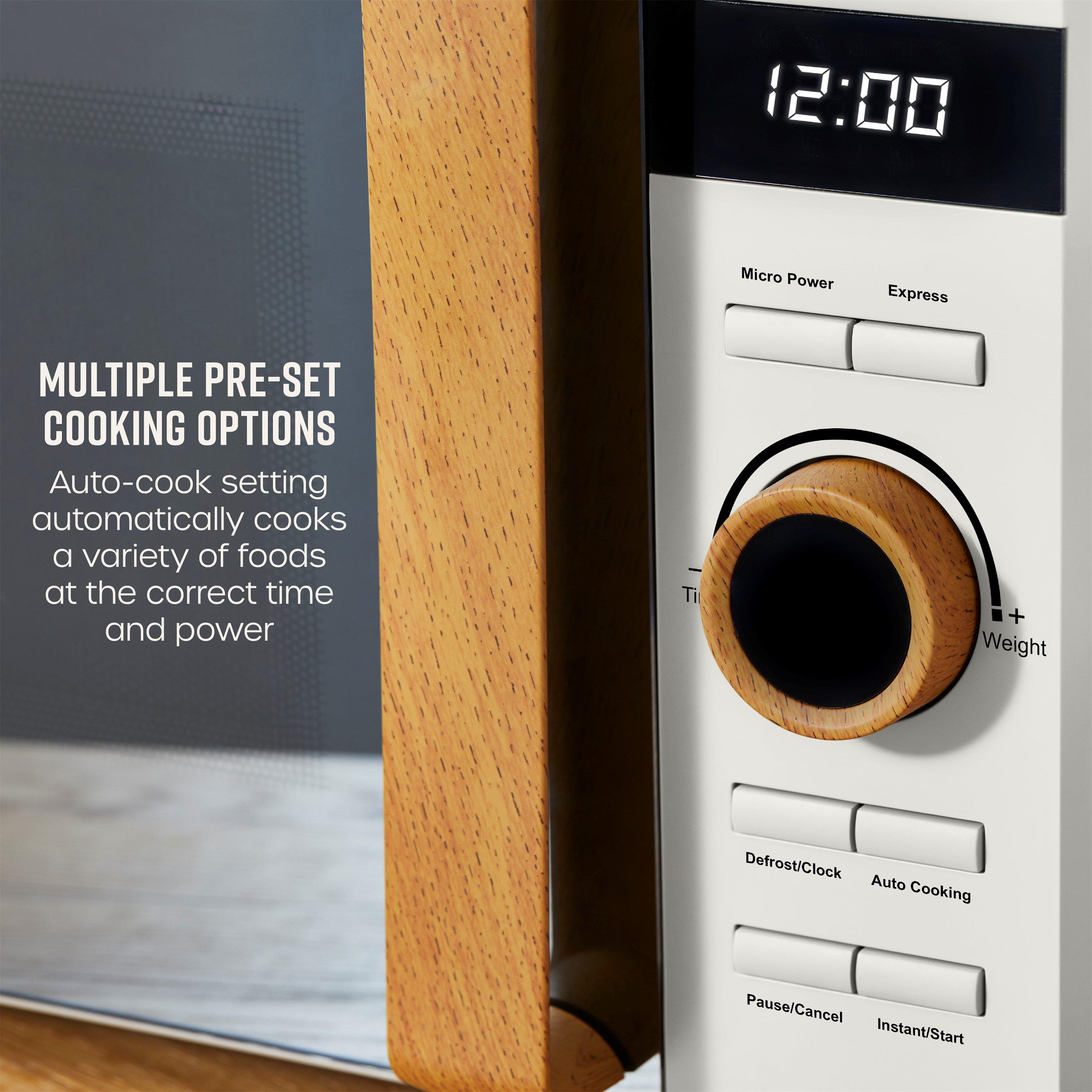 White - Swan - Swan Nordic White Digital Microwave 20L - 5