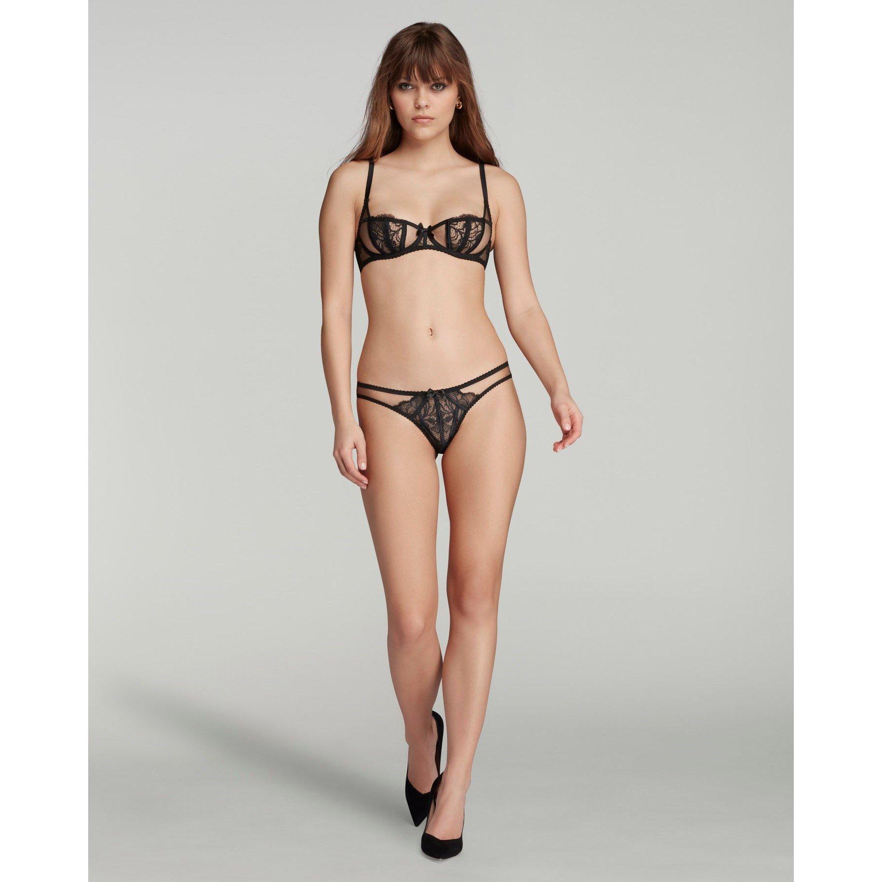 Black - Agent Provocateur - ROZLYN Balconette Underwired Bra - 3