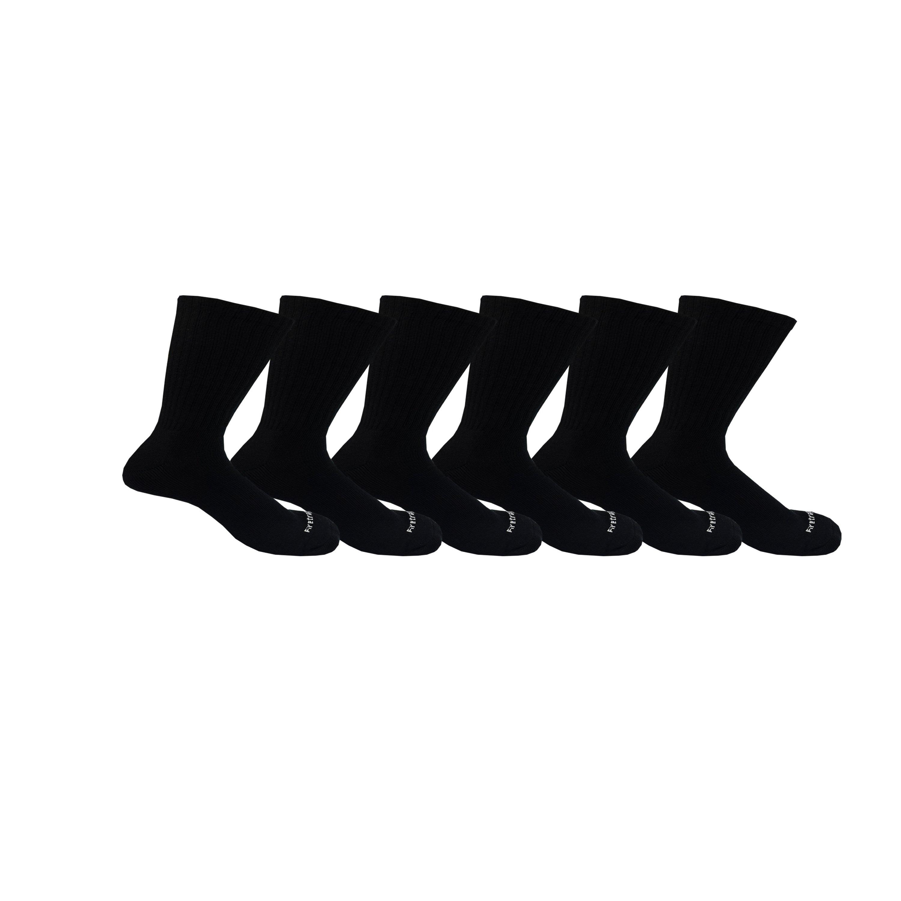 Black - Firetrap - 6Pk Crw Sock Mens - 1