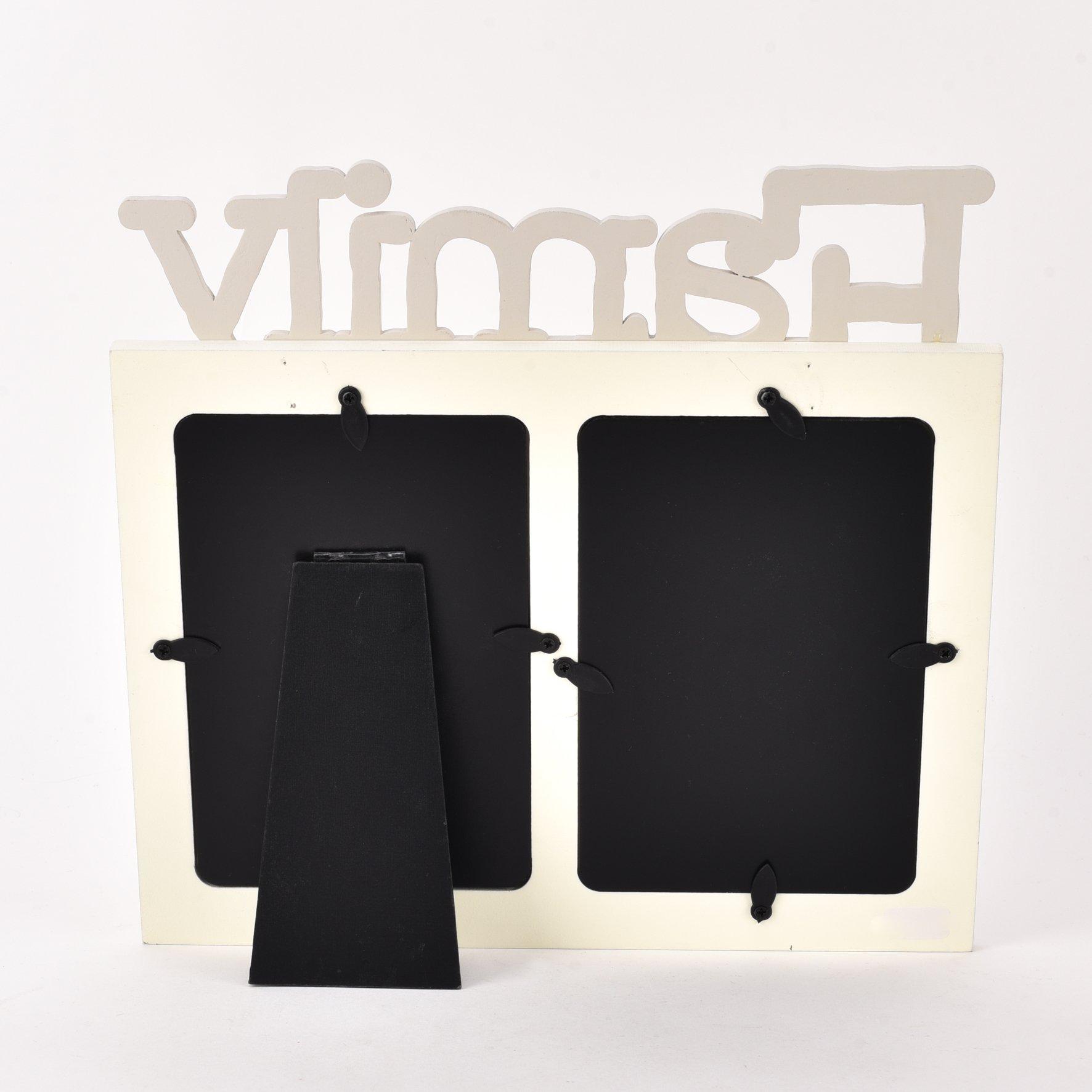 White - Celebrations - Love Life Double 4 x 6 Frame - Family - 3