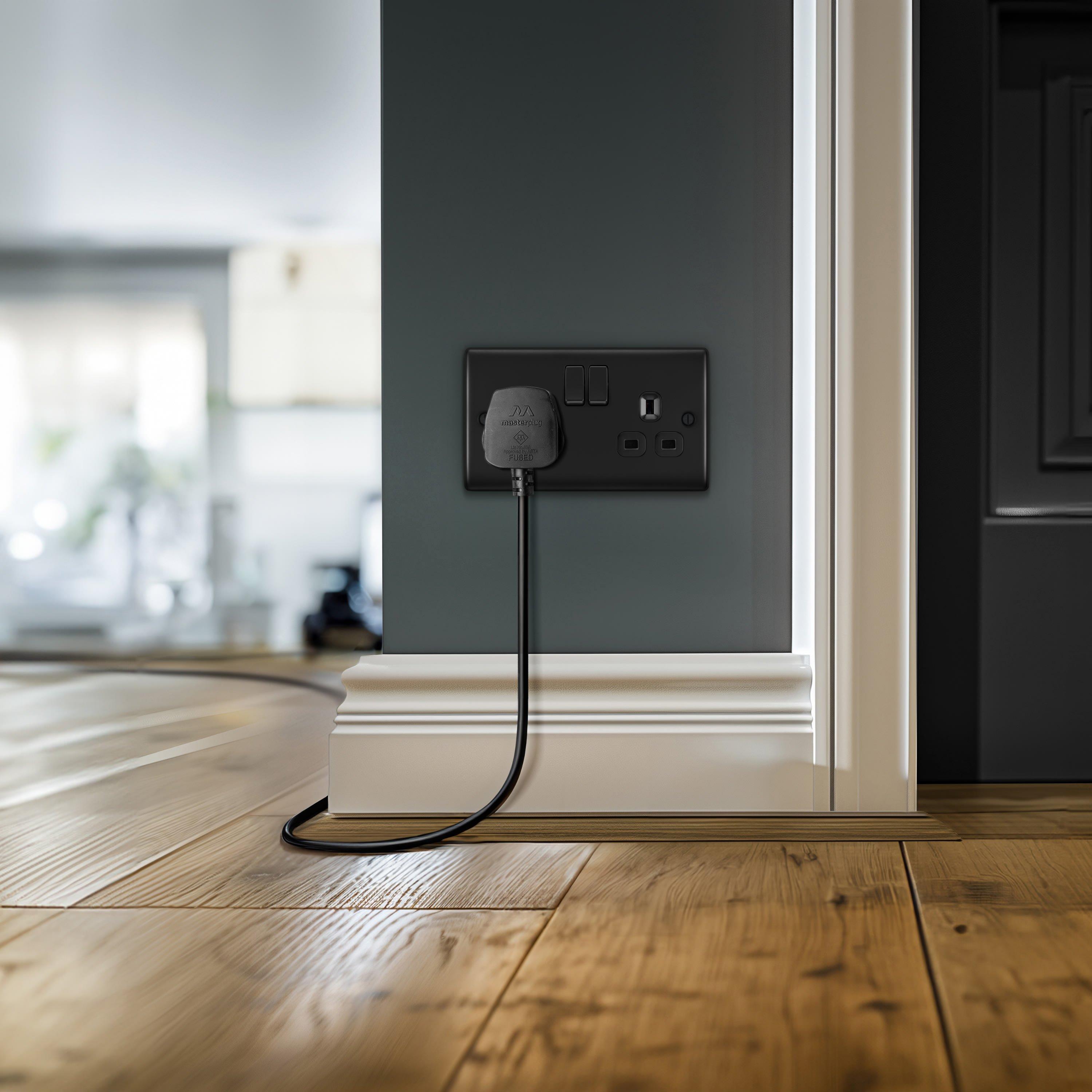 Matt Black - BG - BG Nexus Metal Double Socket Matt Black - 8