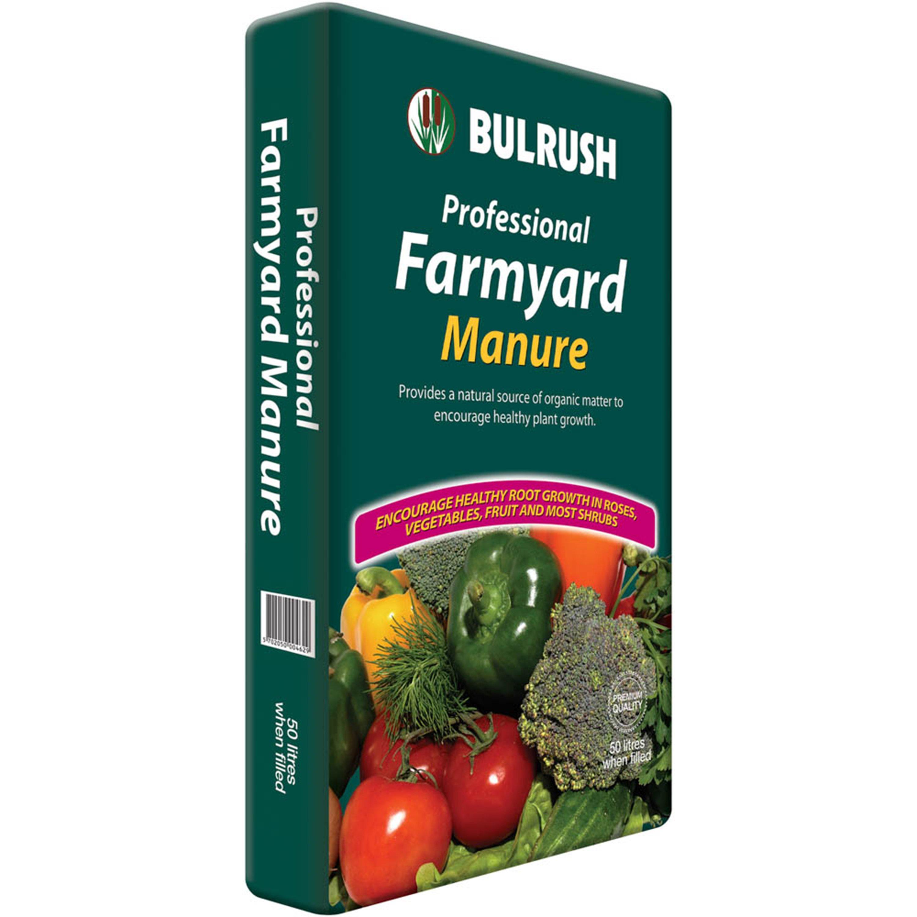Yougarden  Brown Professional Farmyard Manure 50L Bag - 50L Bag