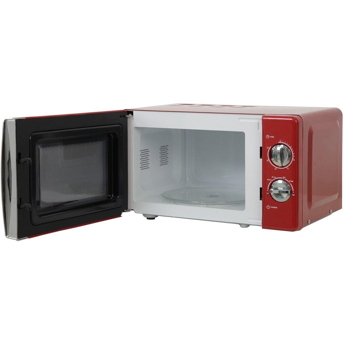 Red - Russell Hobbs - RHMM701R-N Colours Plus 17L Red Manual Microwave - 9