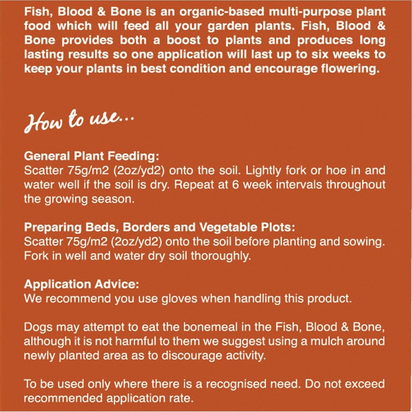 None - YouGarden - Blooming Fast Fish Blood & Bone 1.5kg tub - 2