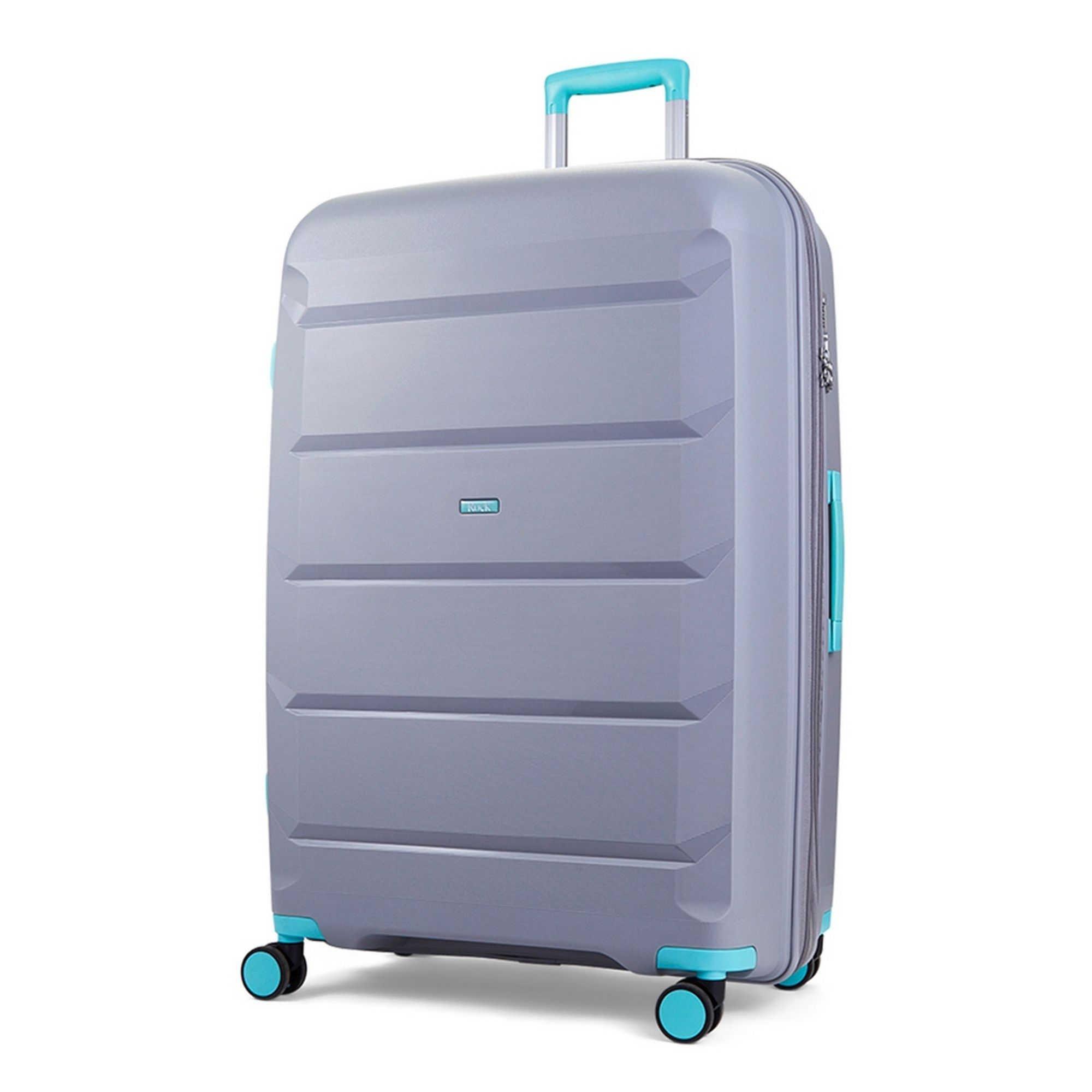 Grey/ Aqua - Rock - Tulum Suitcase Grey/Aqua - 2