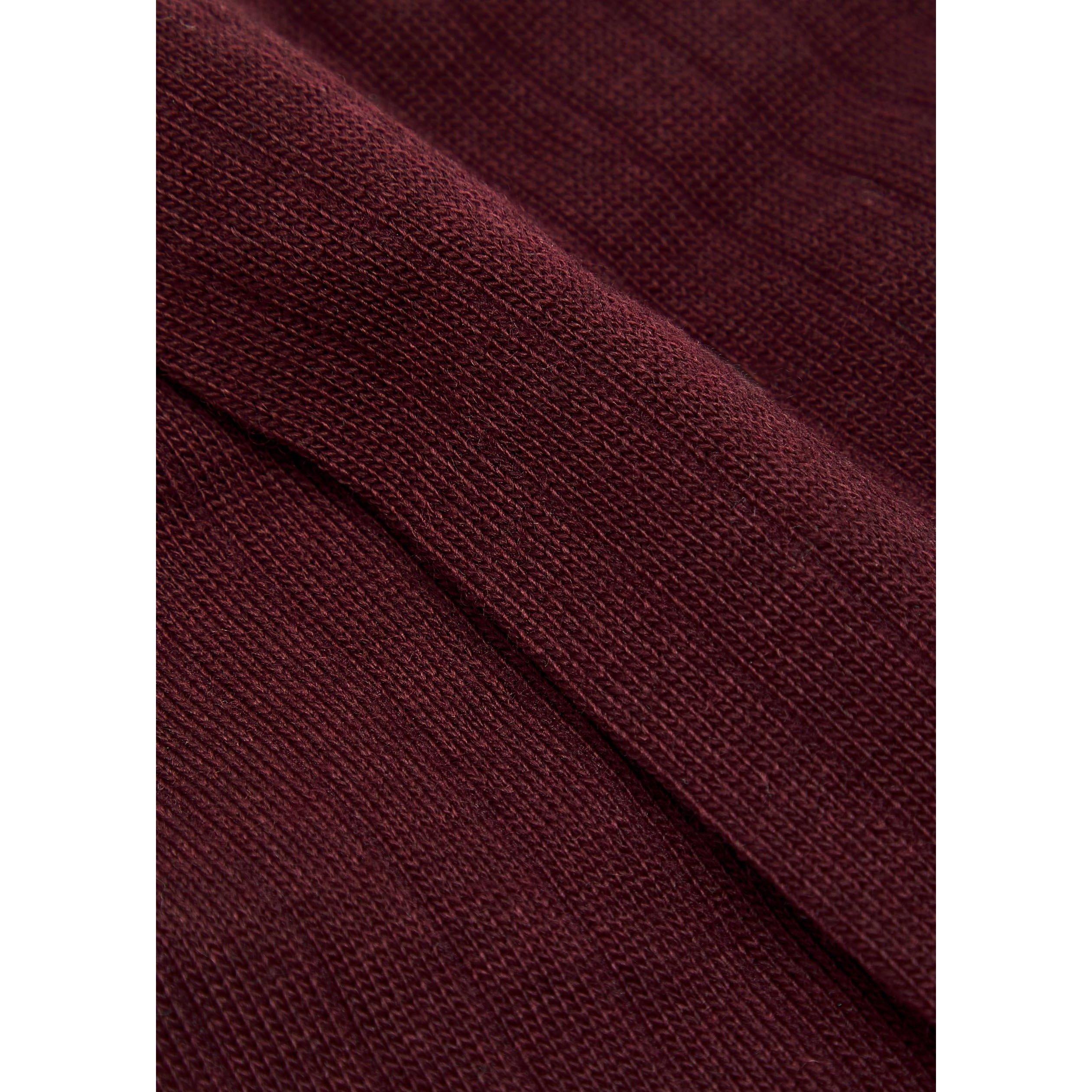 BORDEAUX - Maison Margiela - Women's Tabi Wool Crew Socks - 2
