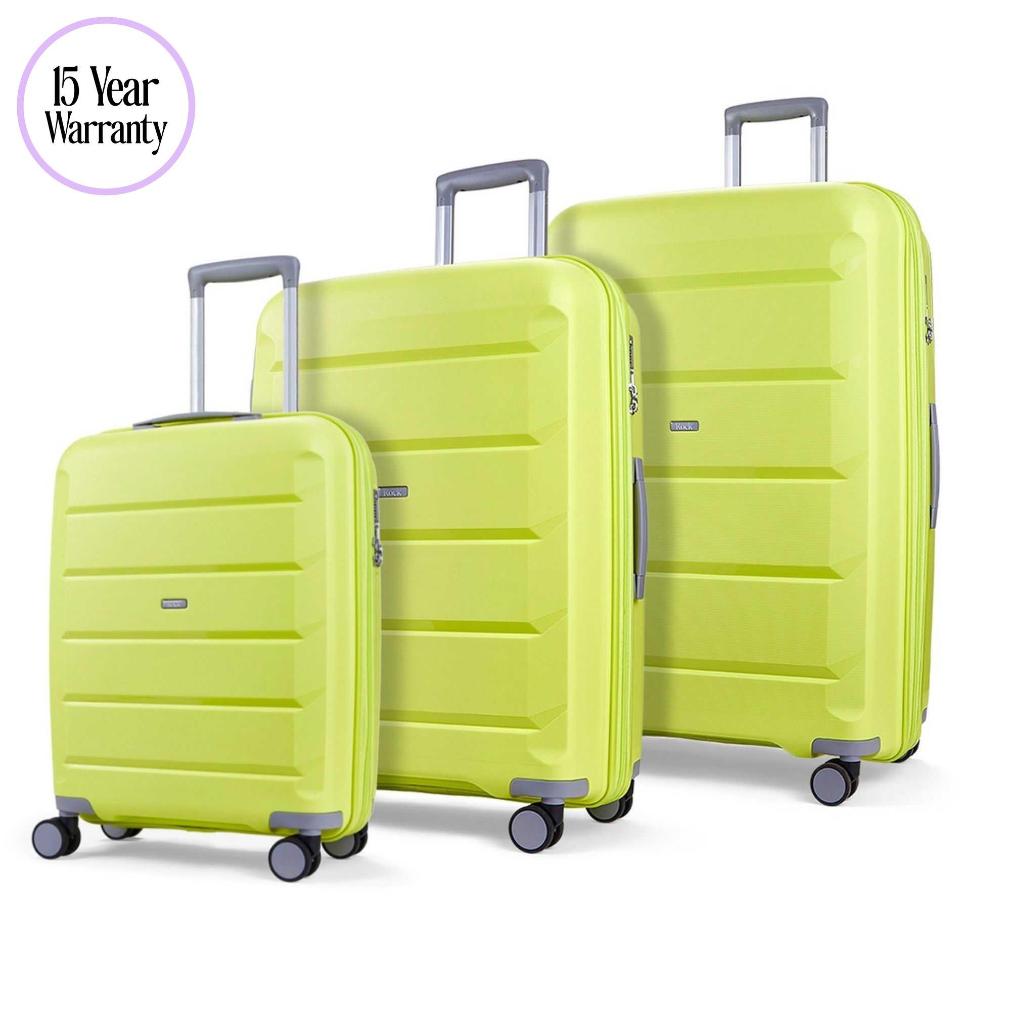 Rock  Tulum Suitcases Lime - Large