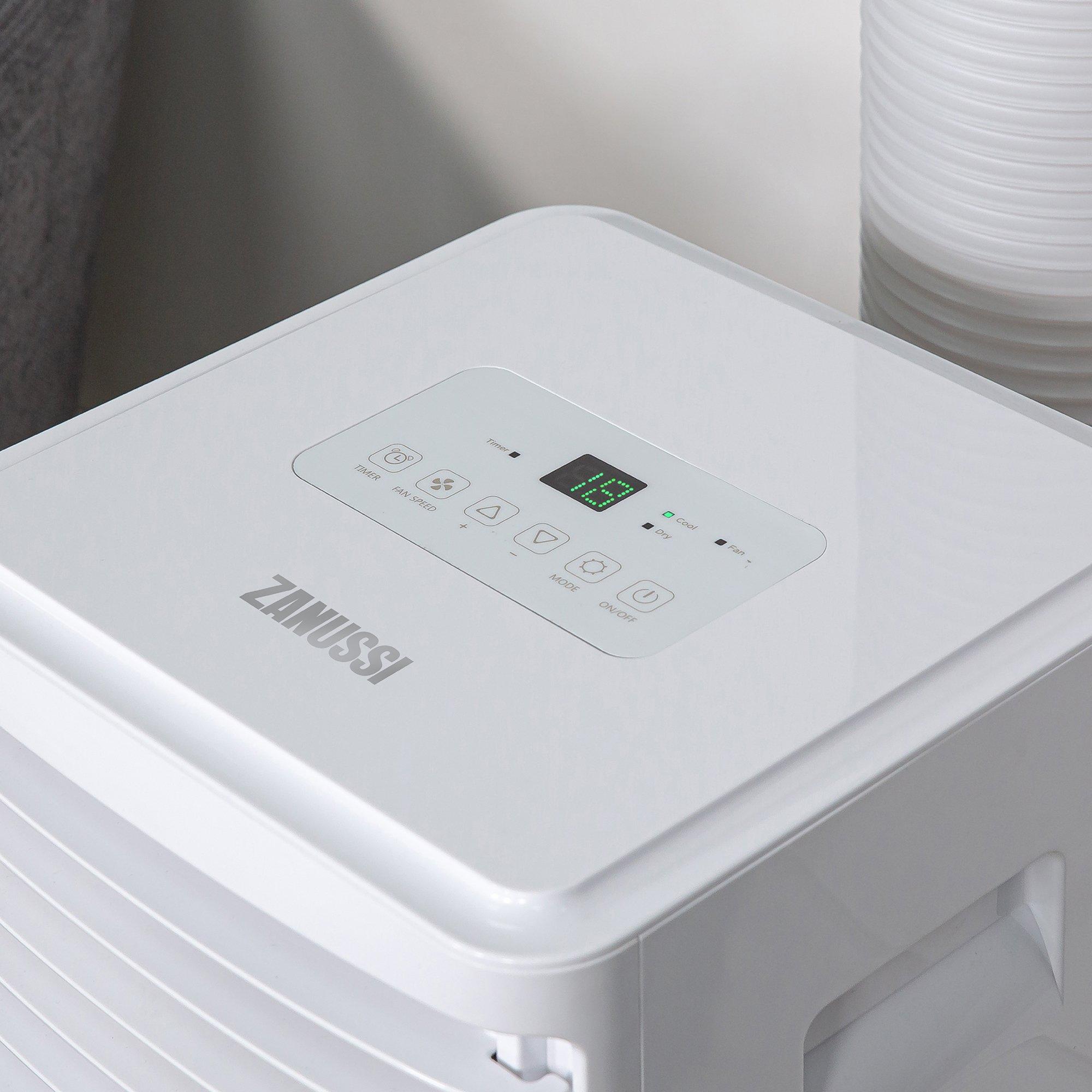 White - Zanussi - ZPAC7001 Portable Air Conditioner - 7