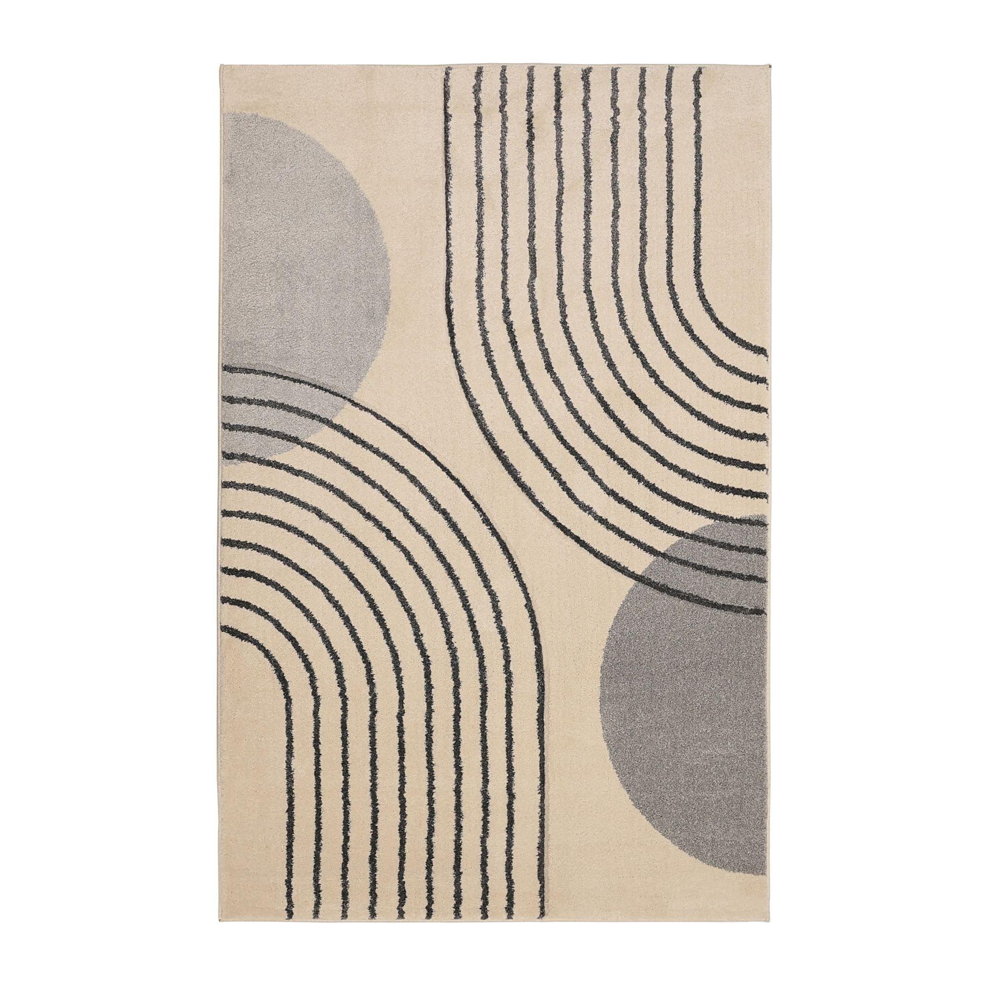 Grey - Homemaker - Portia Modern Arc Rug Grey - 2
