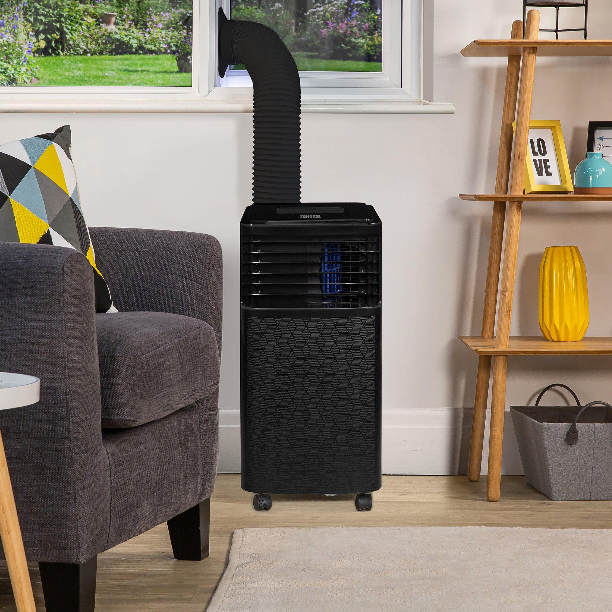 Black - Zanussi - Zanussi ZPAC7001B Portable Air Conditioner - 4