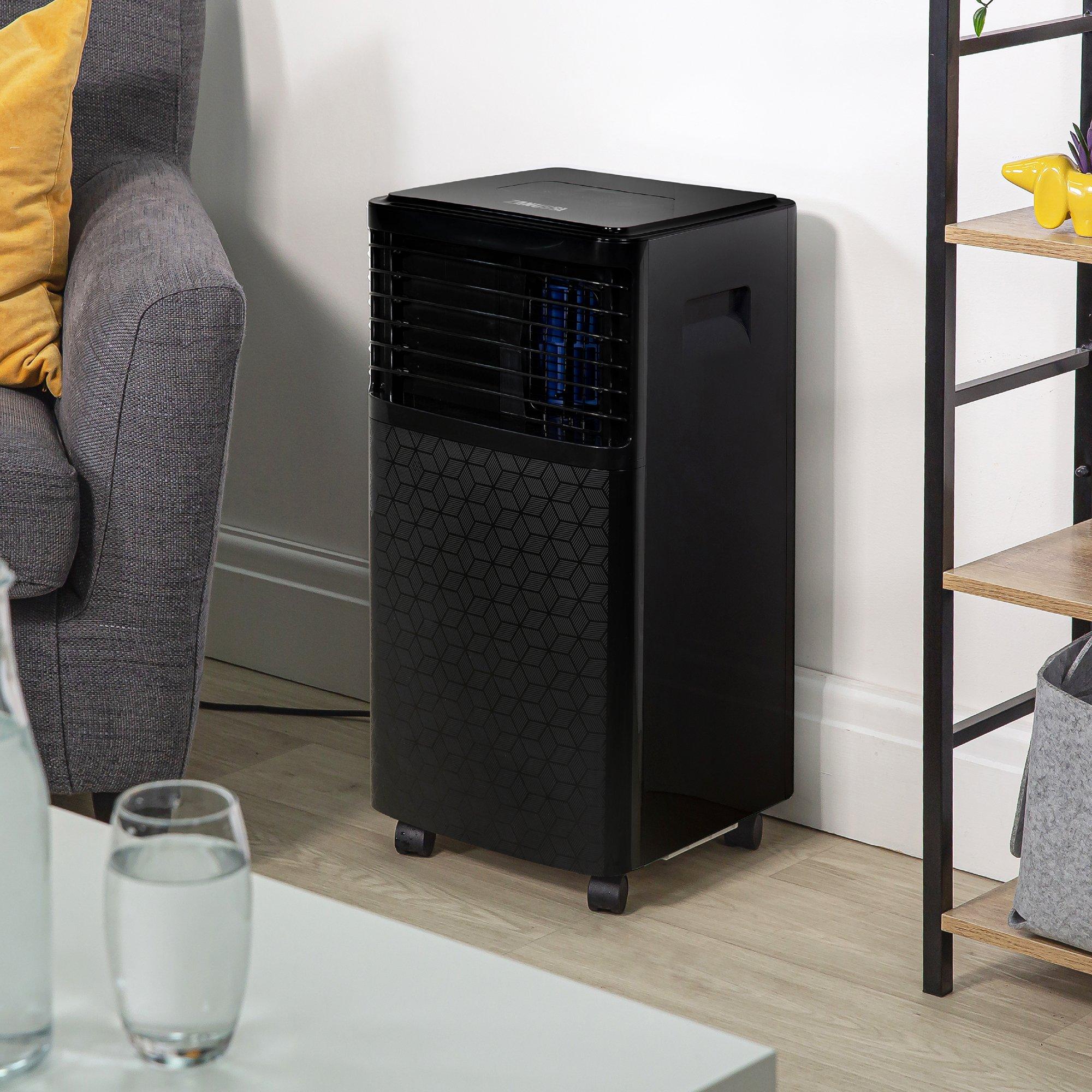 Black - Zanussi - Zanussi ZPAC7001B Portable Air Conditioner - 7