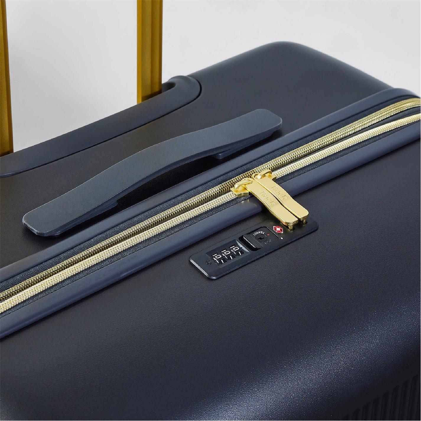 Charcoal With G - Rock - Rock Aria Suitcase Charcoal with Gold - 6