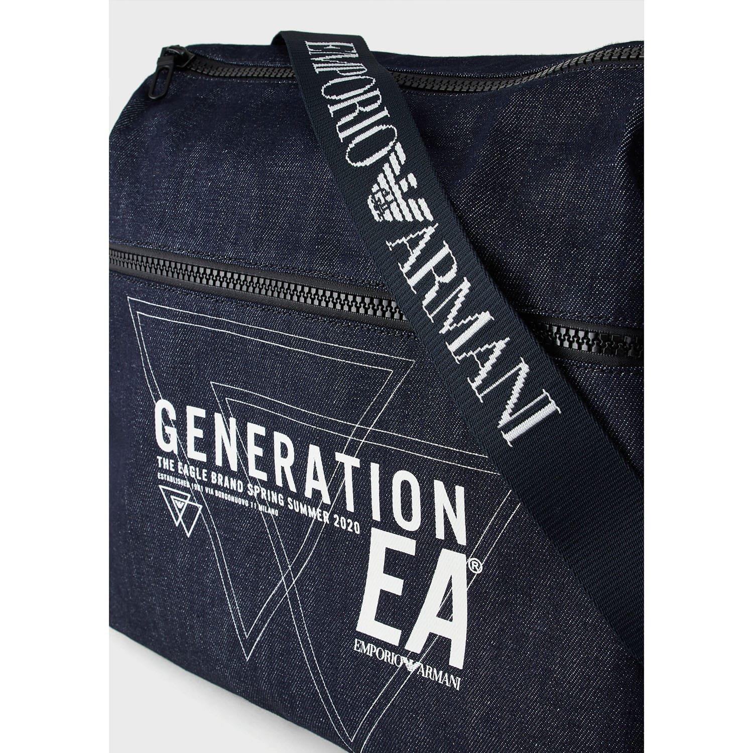 Blue - Emporio Armani - Messenger Bag - 4