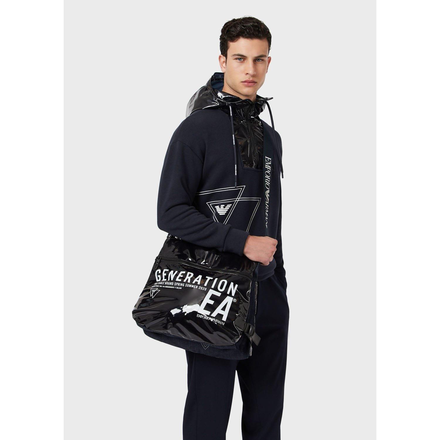 Blue - Emporio Armani - Messenger Bag - 6