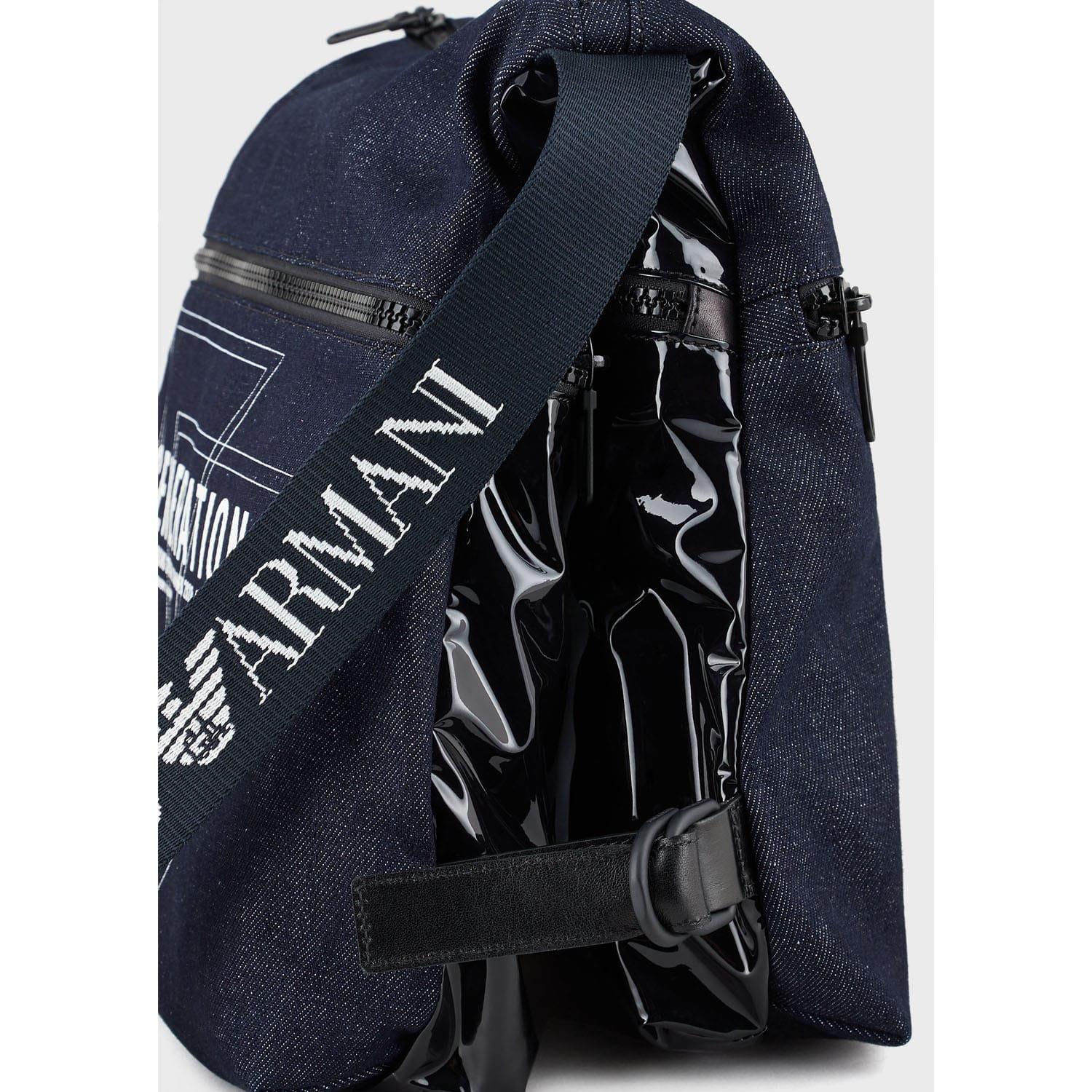 Blue - Emporio Armani - Messenger Bag - 7