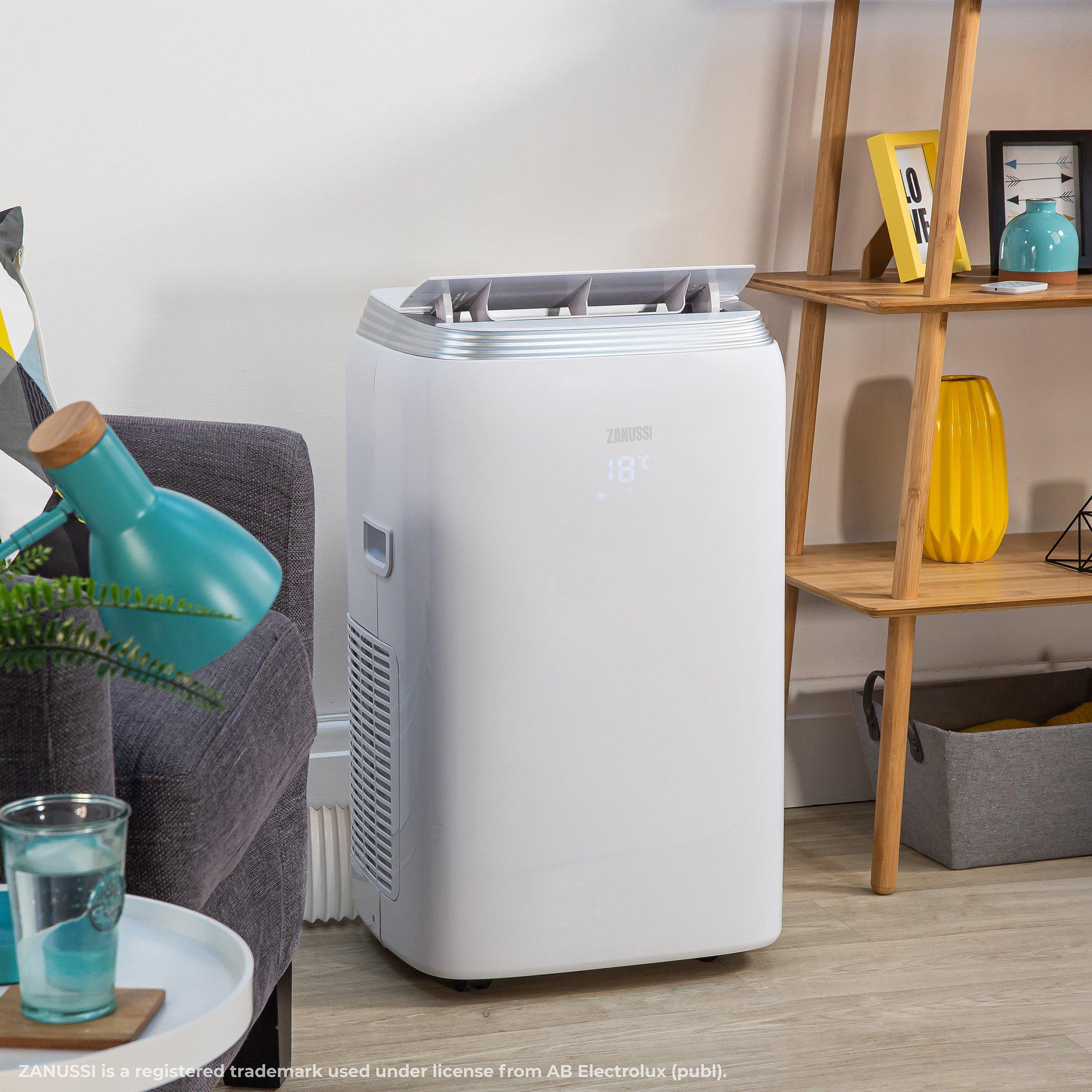 White - Zanussi - ZANUSSI ZPAC9002 2in1 Portable Air Conditioner - 8