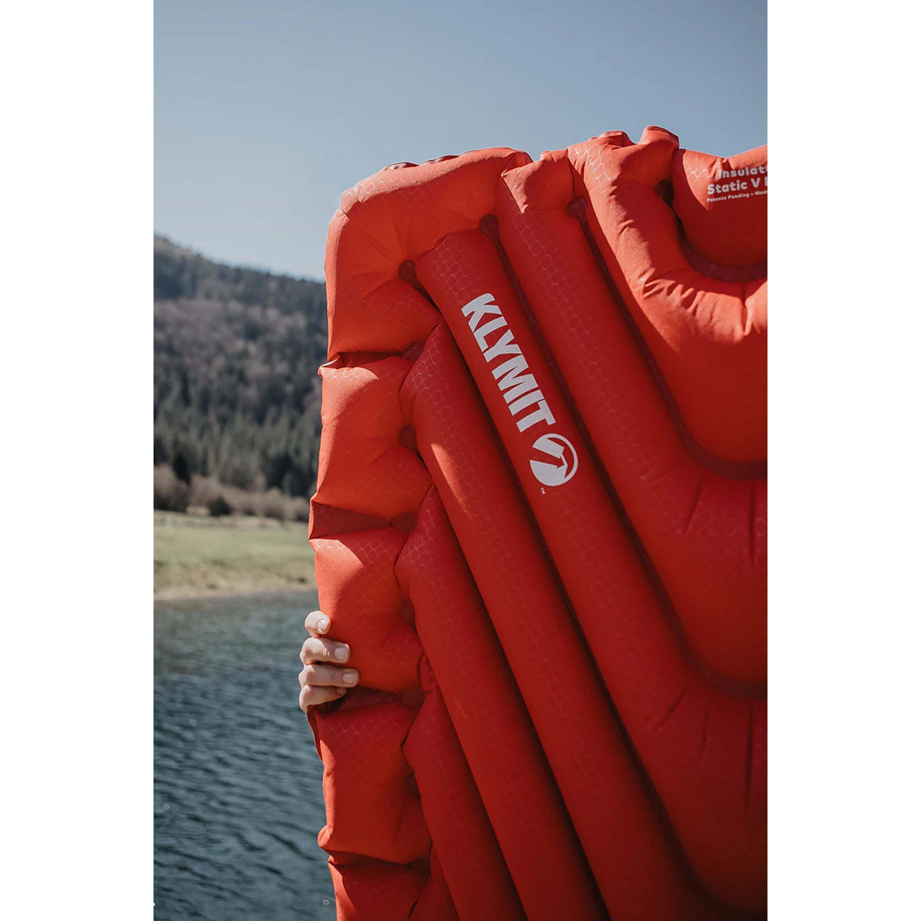 Red - Klymit - Insulated Static V Luxe Sleeping Pad - 5