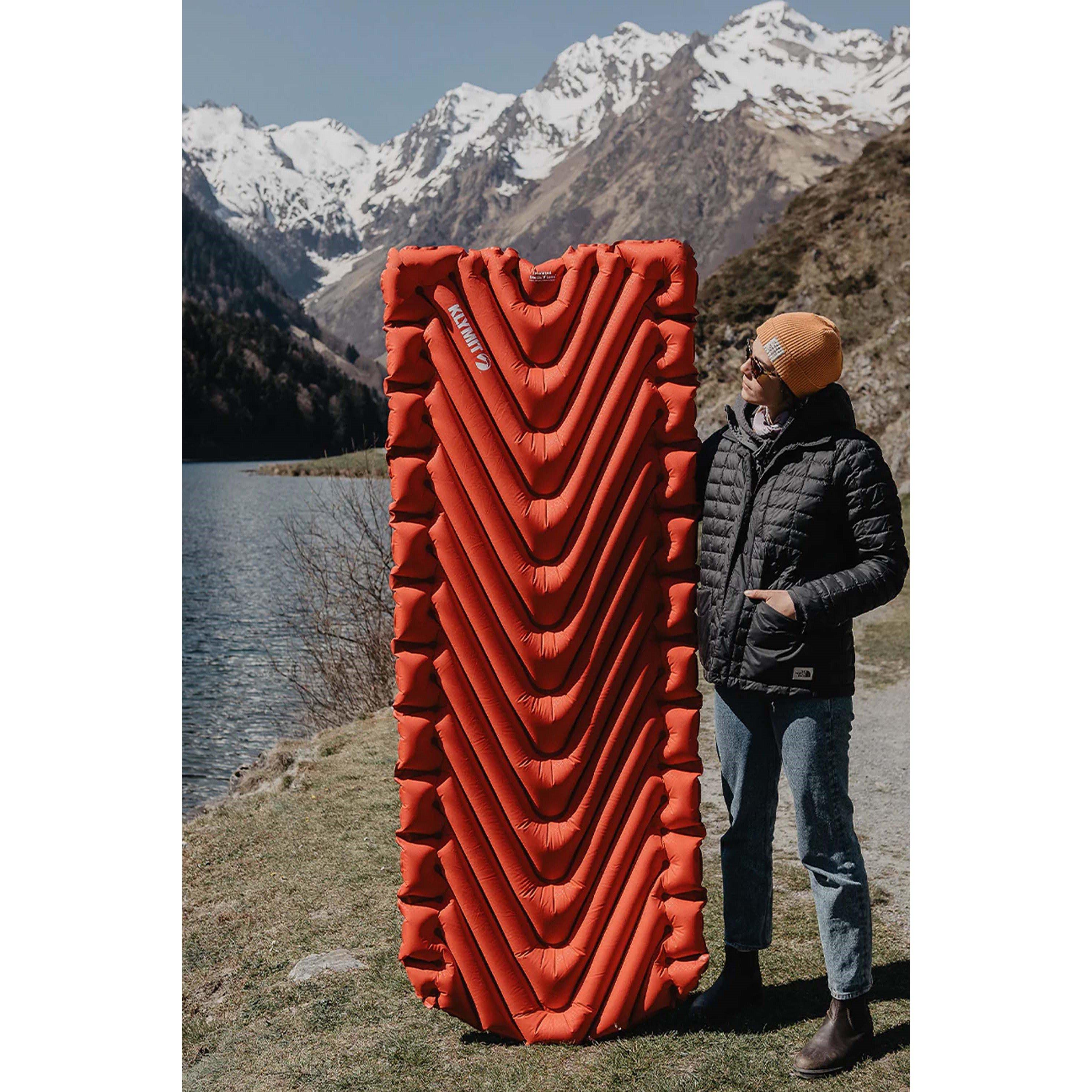 Red - Klymit - Insulated Static V Luxe Sleeping Pad - 6