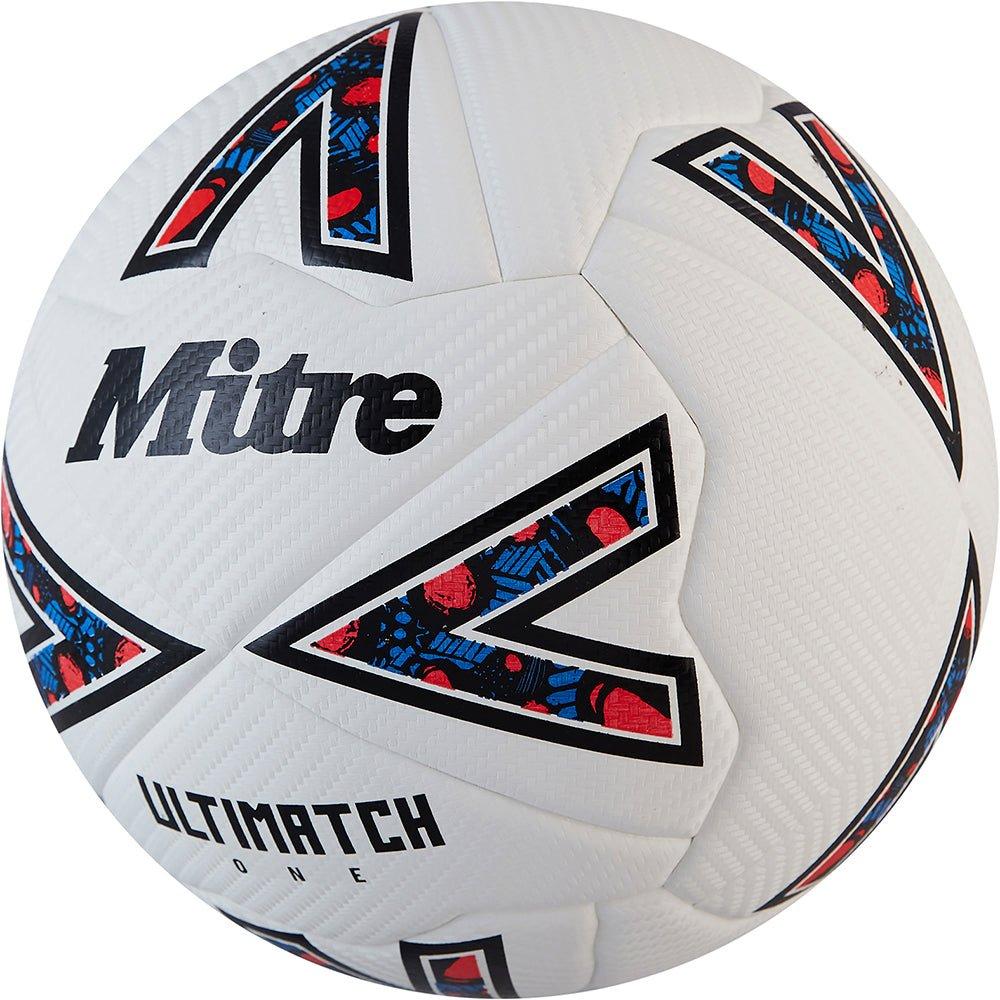 White - Mitre - Mitre Ultimatch One Football - 4