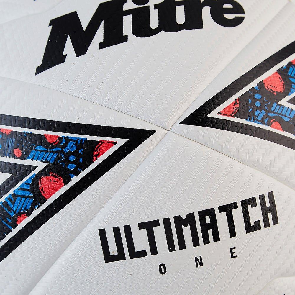 White - Mitre - Mitre Ultimatch One Football - 5