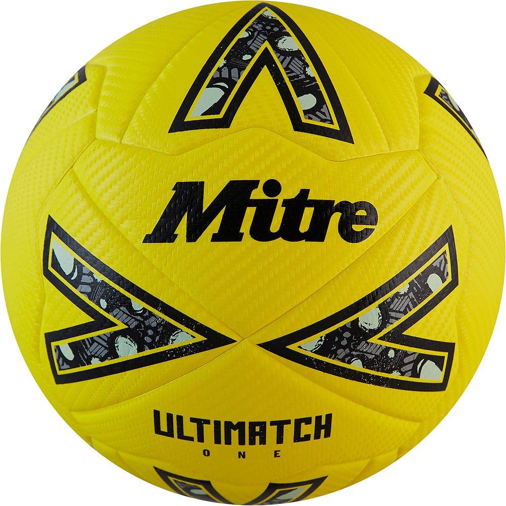 Mitre  Ultimatch One Football - Yellow - Size 5