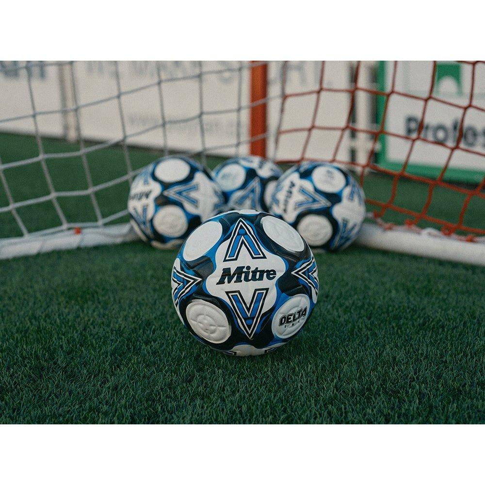 White - Mitre - Mitre Delta One Football - 5