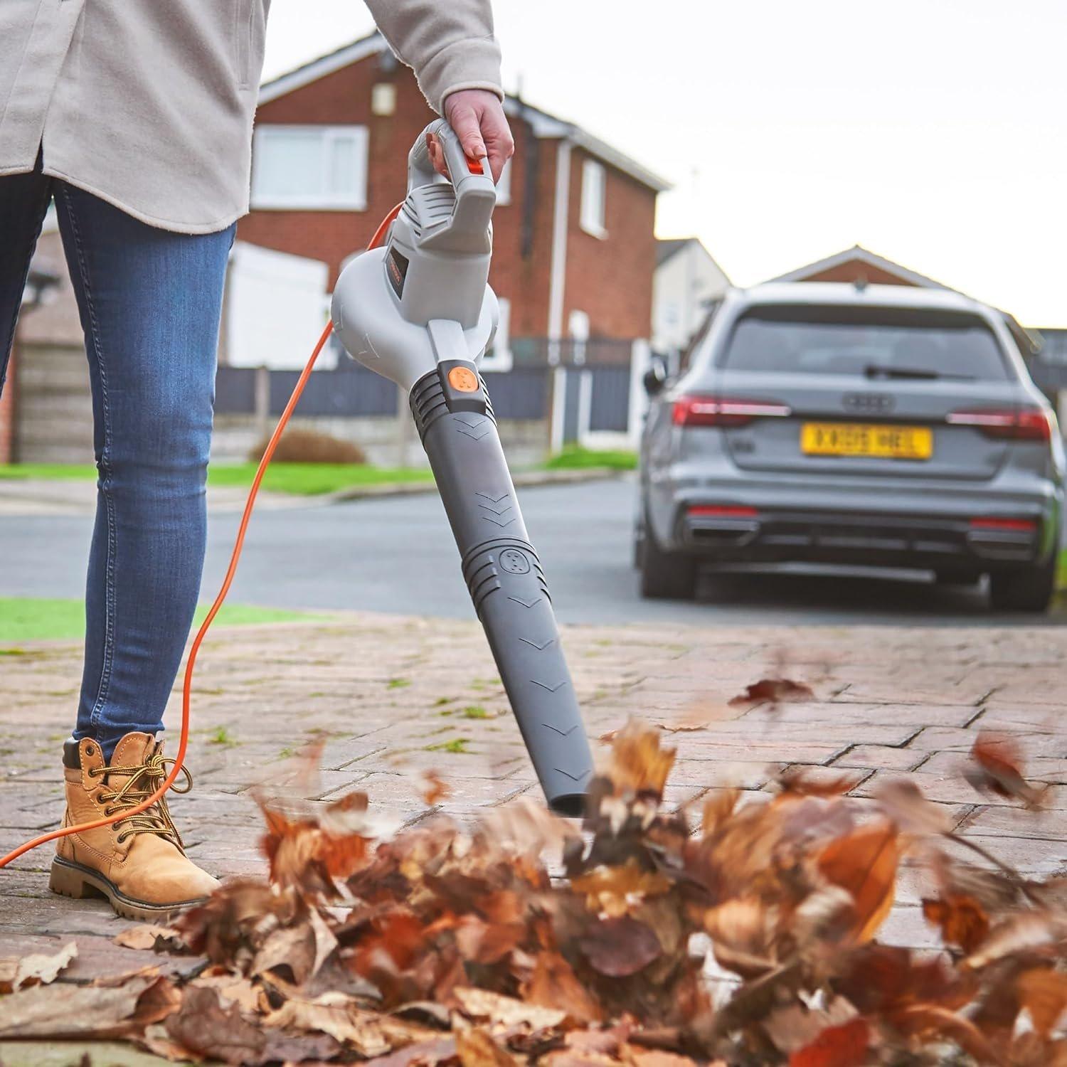 Grey - VonHaus - VonHaus Corded Leaf Blower - 2