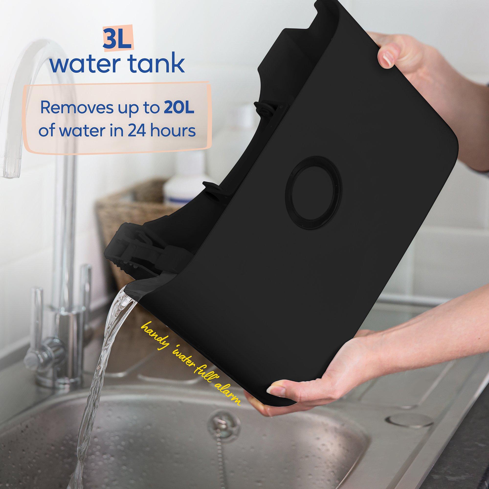 Black - Russell Hobbs - Russell Hobbs RHDH2002B 20L Dehumidifier in Black - 7