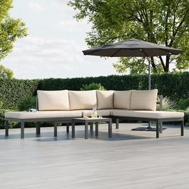 Charles Bentley Lagos Modular 4pc Aluminium Lounge Set