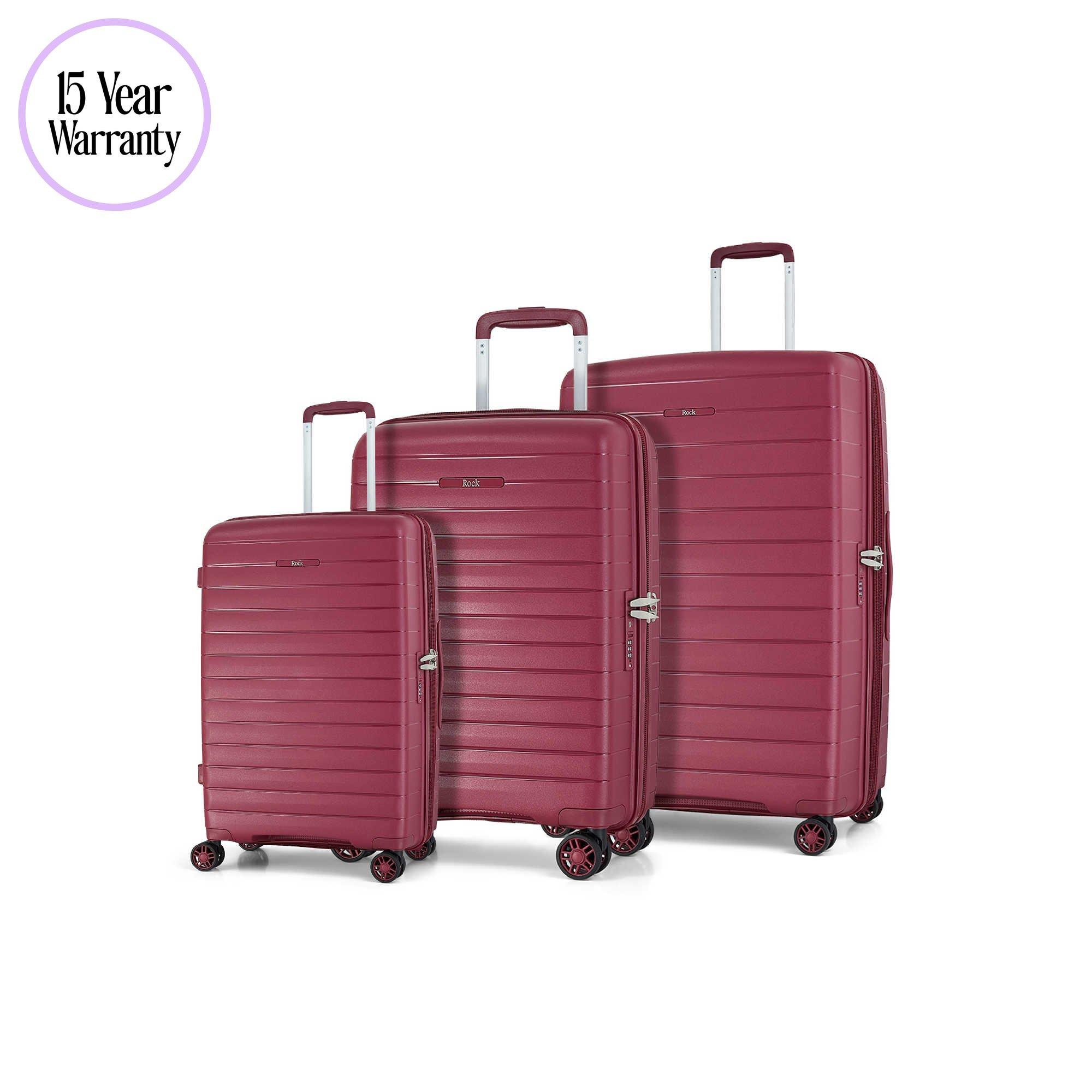 Burgundy - Rock - Rock Palma Suitcase Burgundy - 1