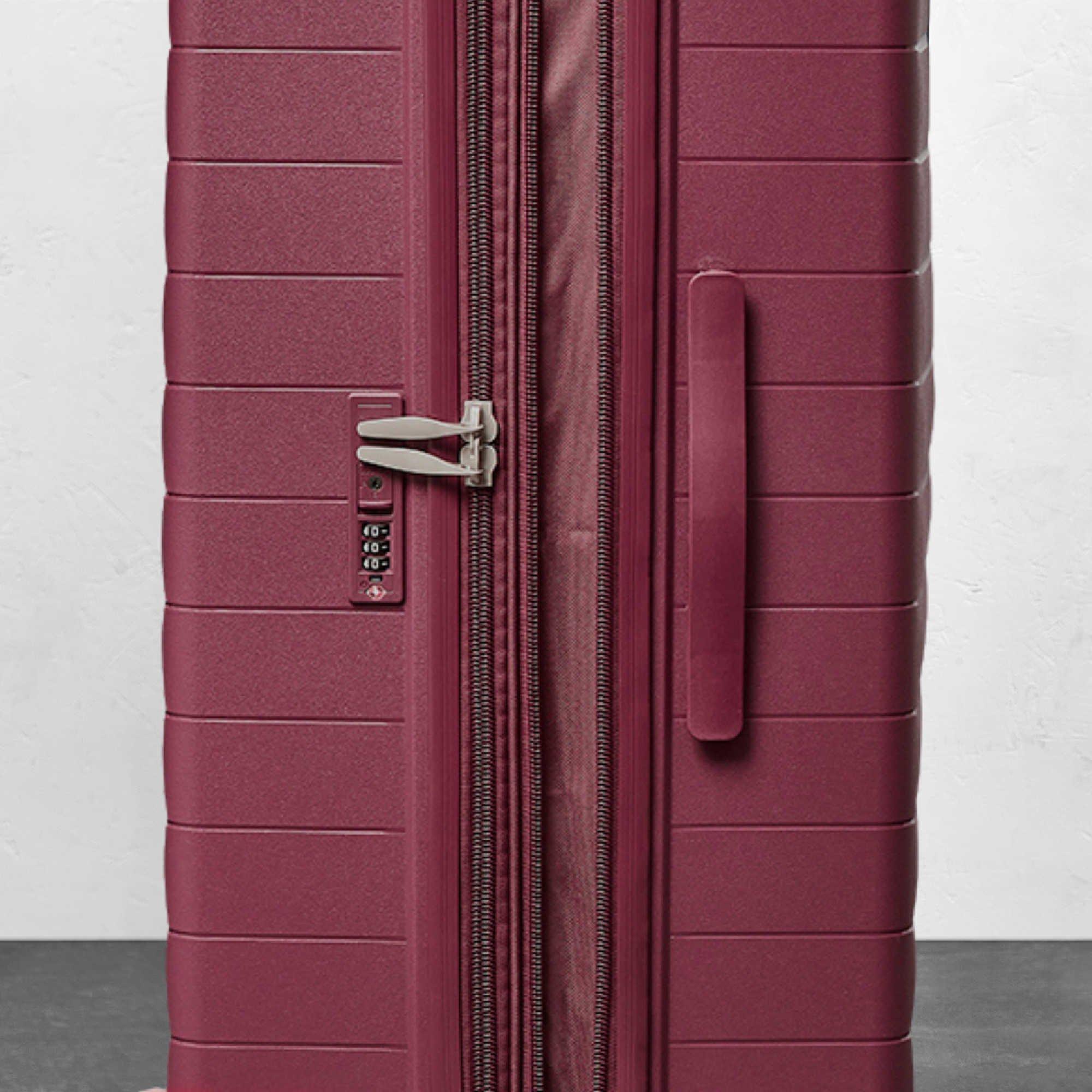 Burgundy - Rock - Palma Suitcase Burgundy - 4