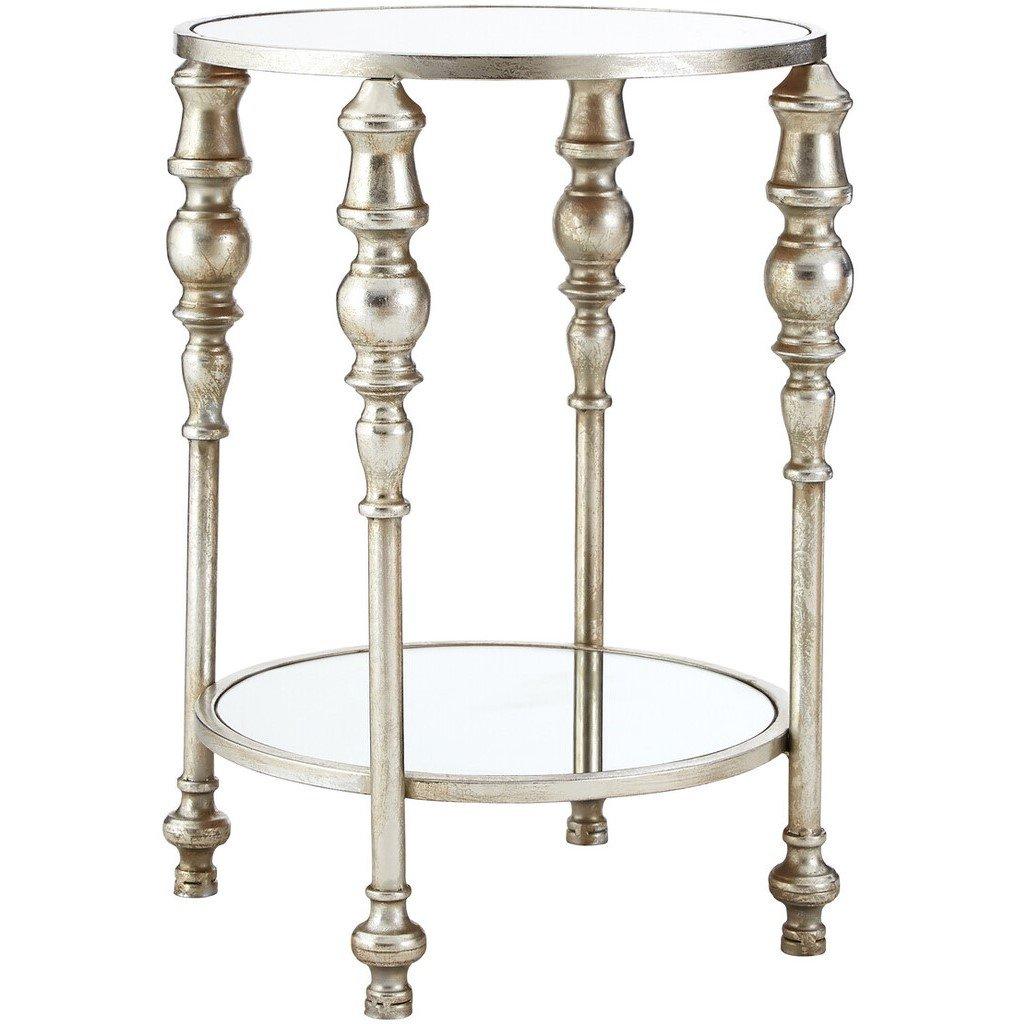 Interiors By Premier  Marcia Two Tier Side Table - Silver