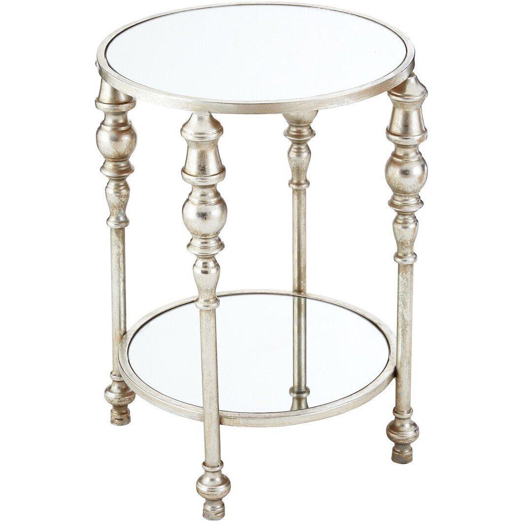 Silver - Interiors by Premier - Marcia Two Tier Side Table - 2