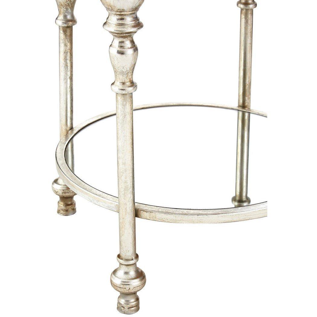 Silver - Interiors by Premier - Marcia Two Tier Side Table - 4