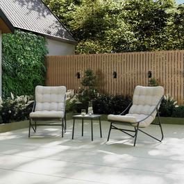 Charles Bentley Porto 2 Seater Bistro Set with Cushions