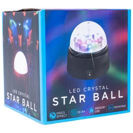Fizz Creations LED Crystal Star Ball Disco Light