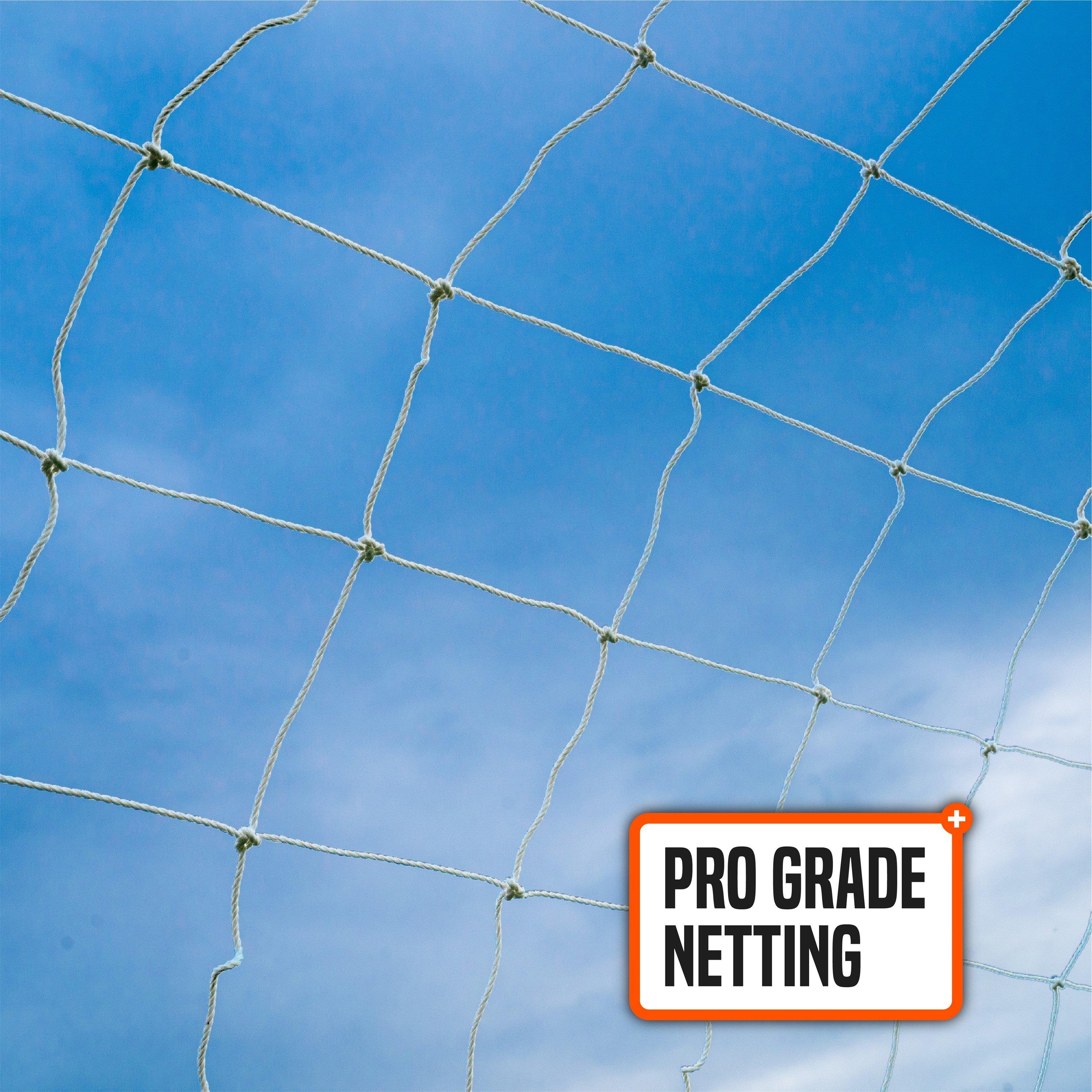 White - Football Flick - Football Flick Urban UPVC Football Goal 16x 7 - 10