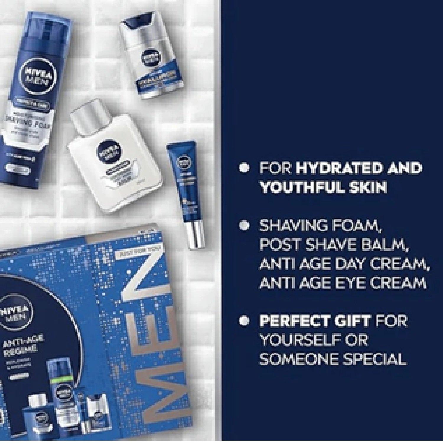 Blue - Nivea - Men Anti Age Regime 4pc Gift Set - 2