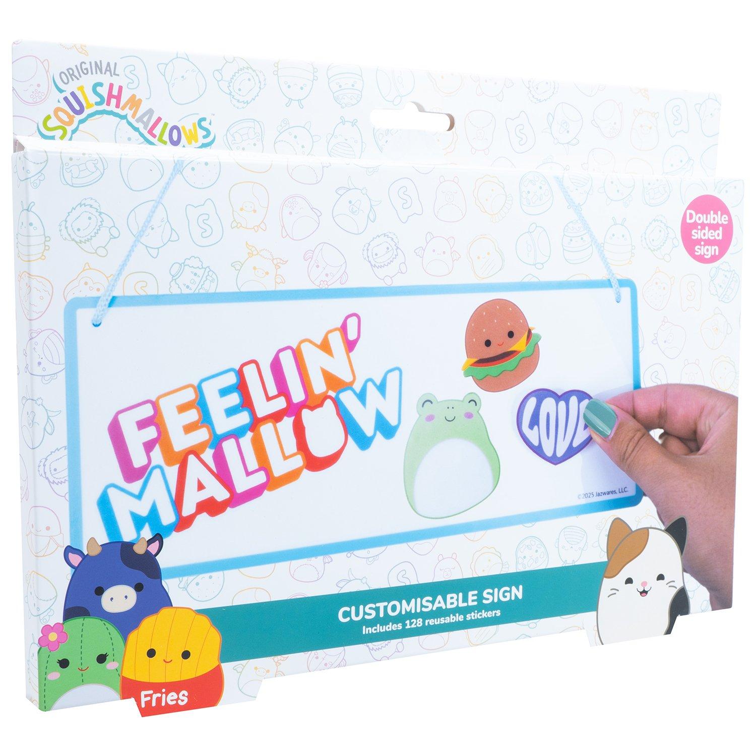 Multi - Squishmallows - Room Sign with wall decals - 1