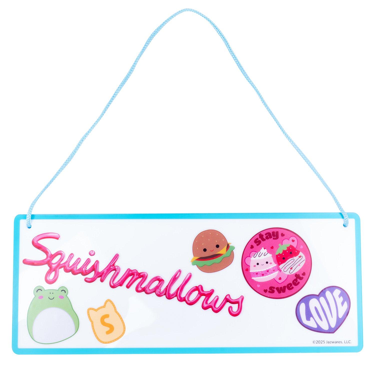 Squishmallows | Squishmallows Room Sign with wall decals | Novelty Gift ...