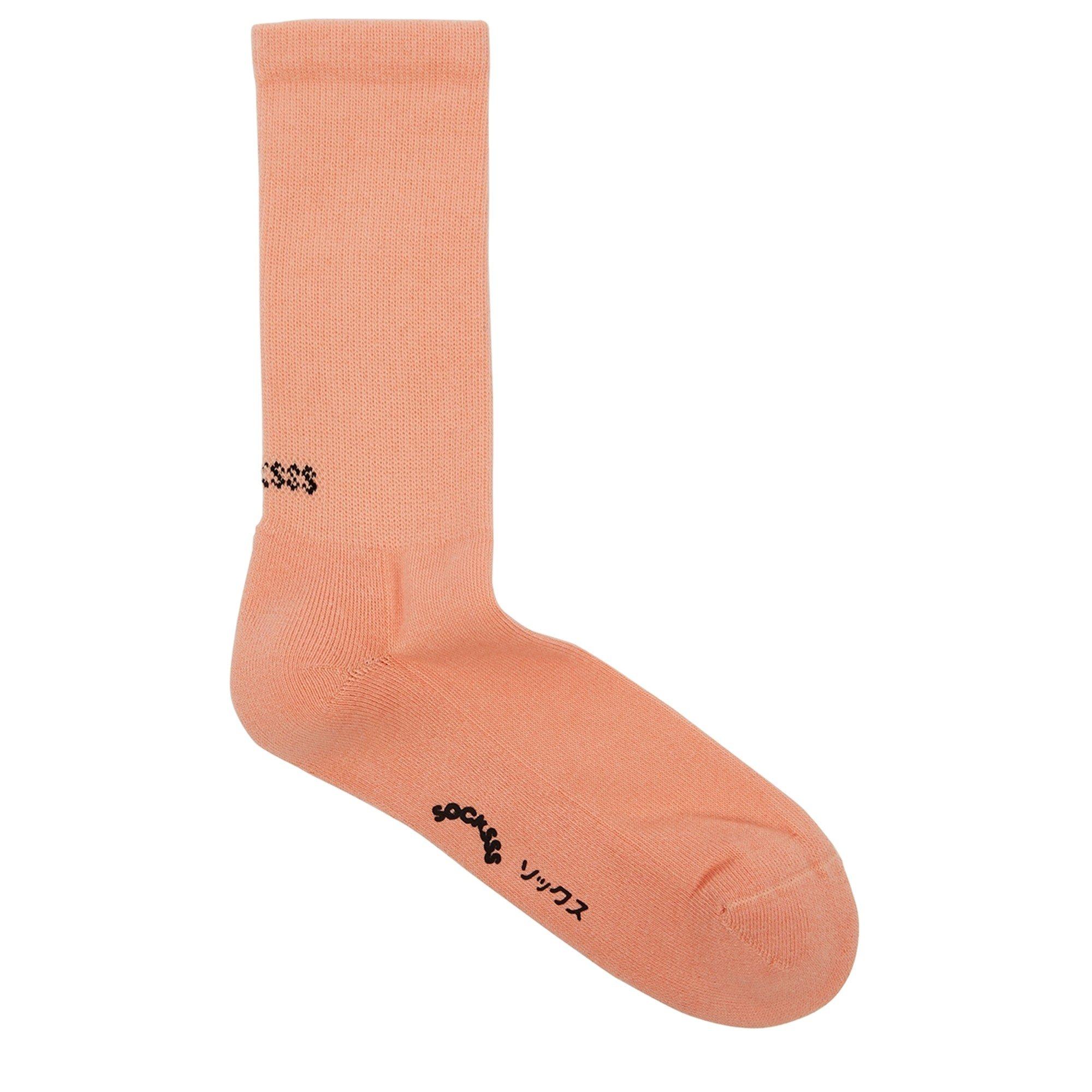 PINK - SOCKSSS - Women's Solid Colour Cotton Crew Socks - 1