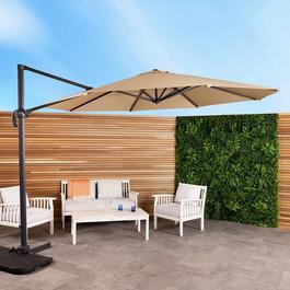 Charles Bentley 3.5m X-Large Hanging Banana Cantilever Umbrella