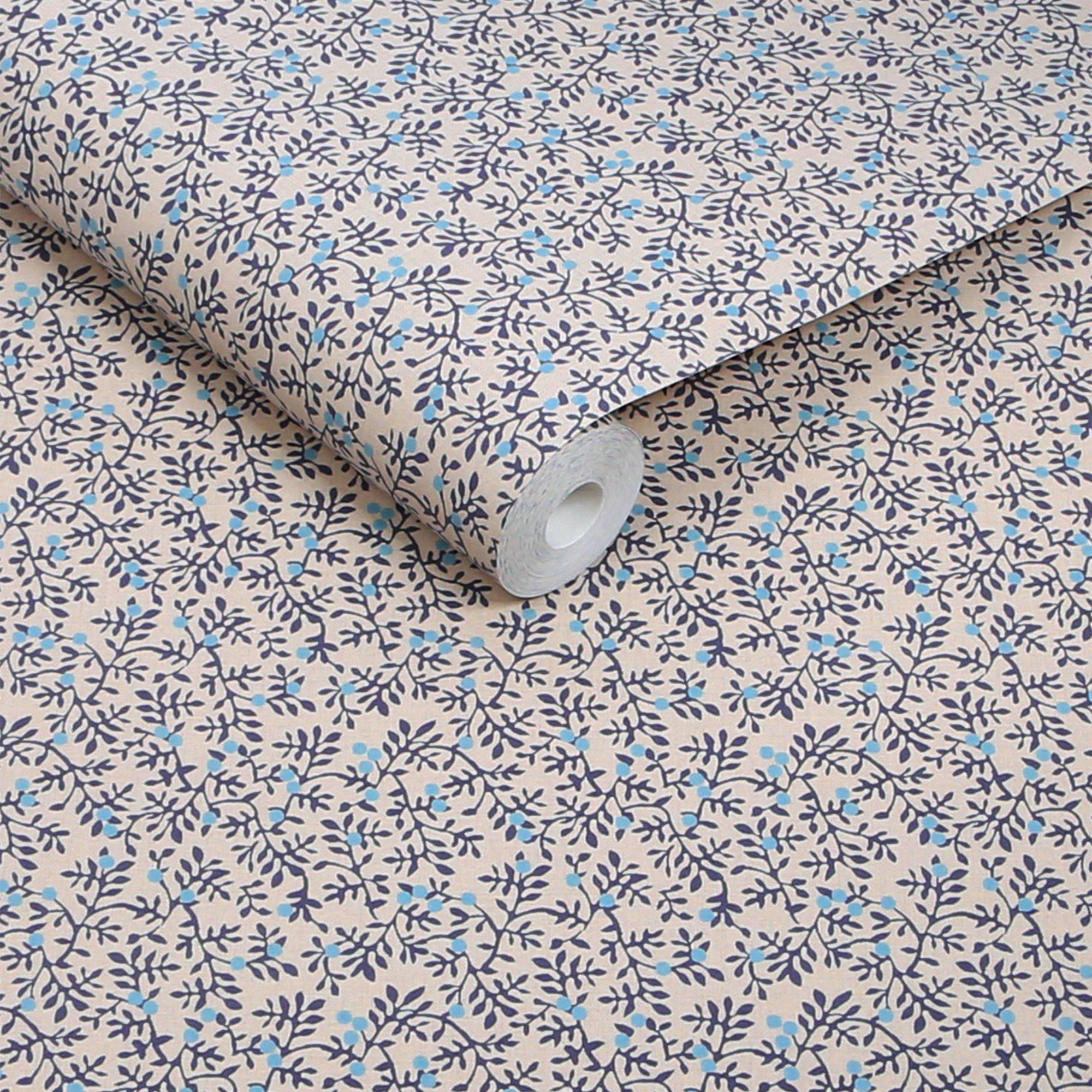 Blue - Next - Simplicity Trail Navy Wallpaper - 3