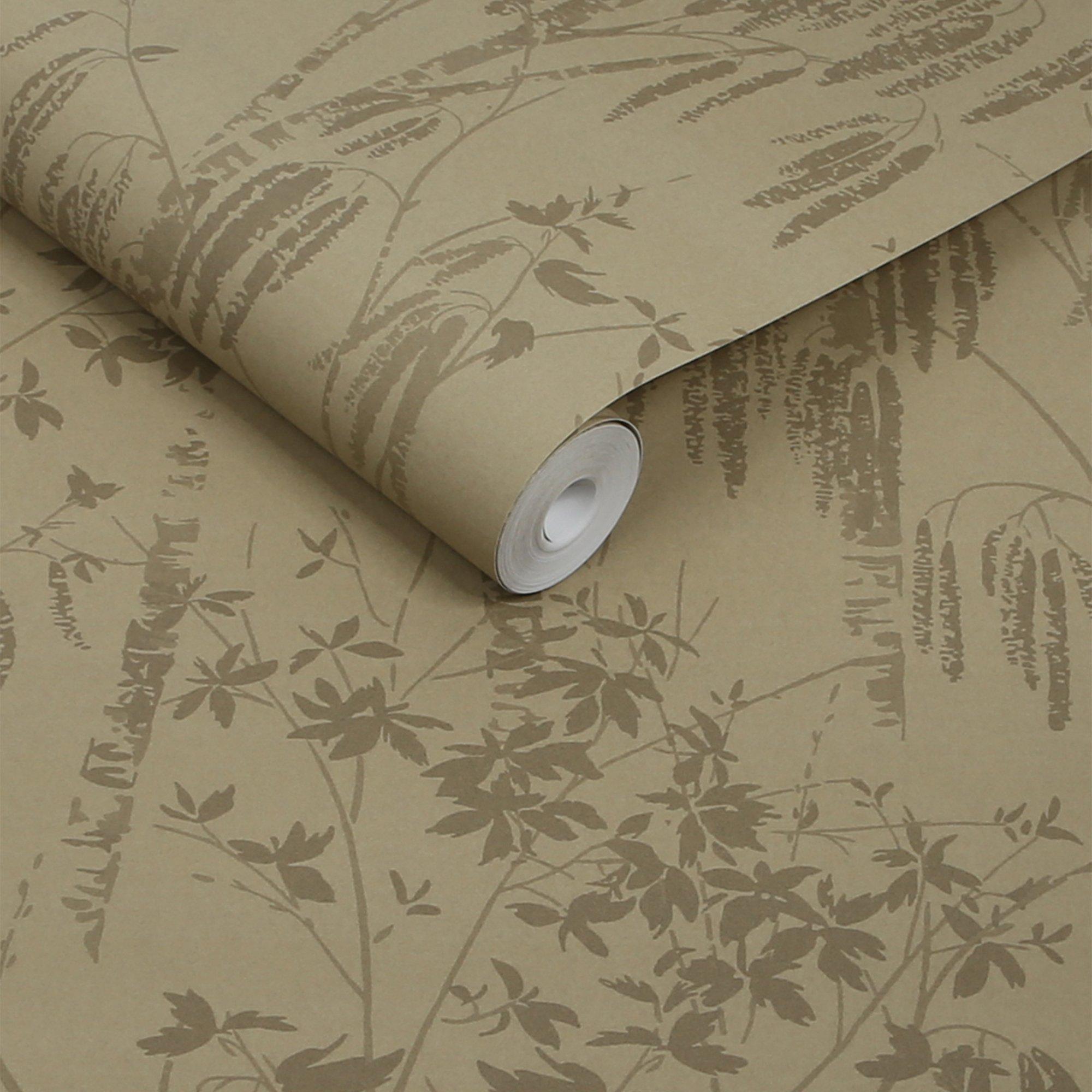 Yellow - Next - Time Travel Trees Gold Wallpaper - 3