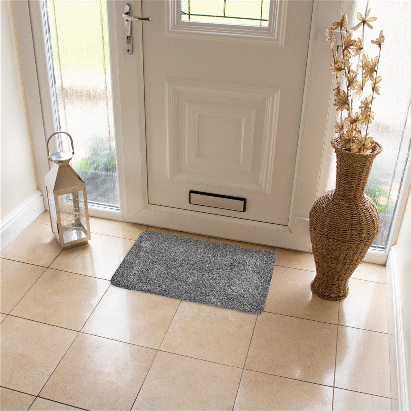 Jvl  Kensington Barrier Mat - Grey - 50x75cm