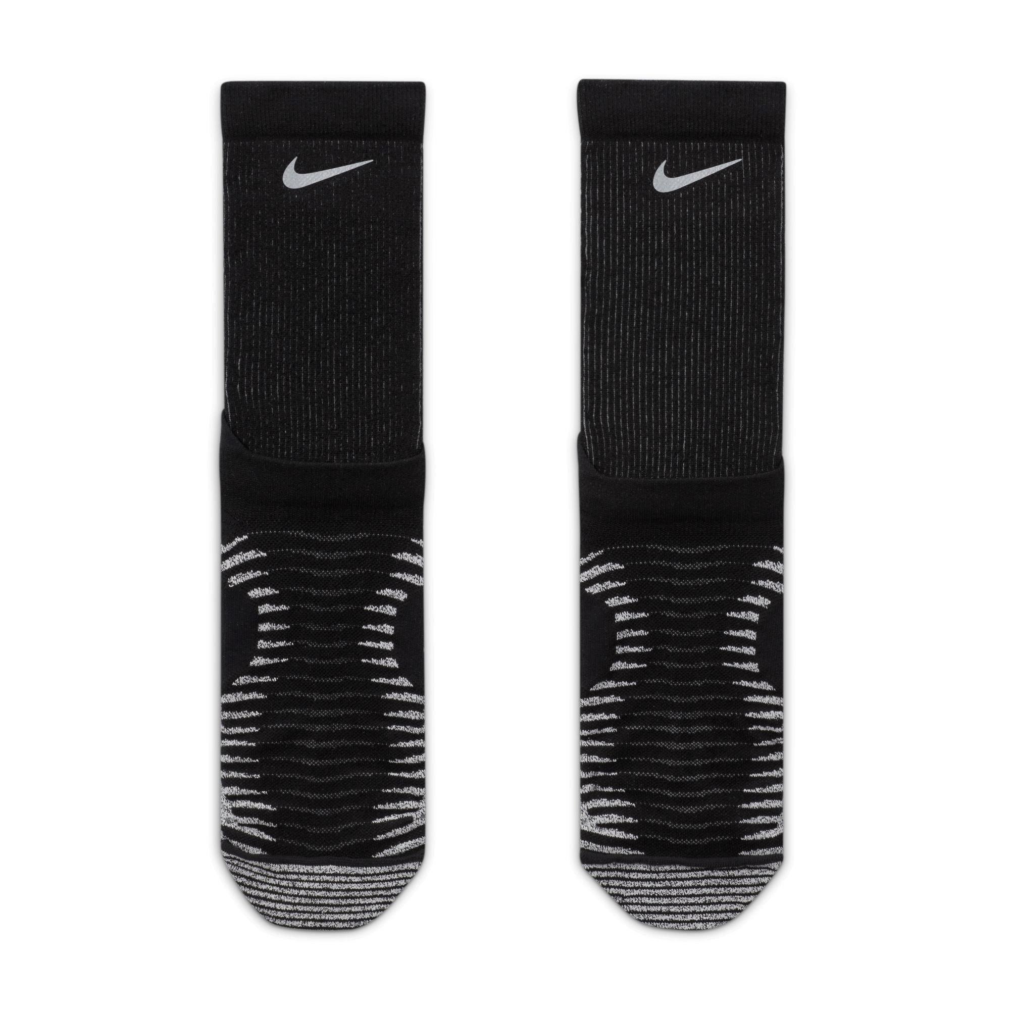 Sort/Sølv - Nike - Dri-FIT Trail Running Crew Socks - 4