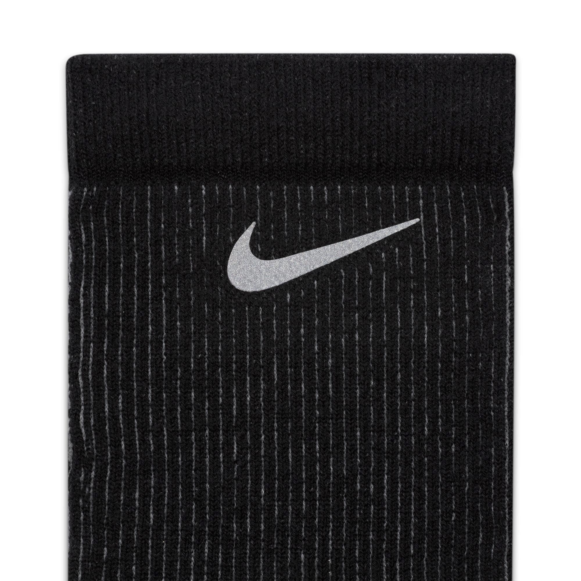 Sort/Sølv - Nike - Dri-FIT Trail Running Crew Socks - 5