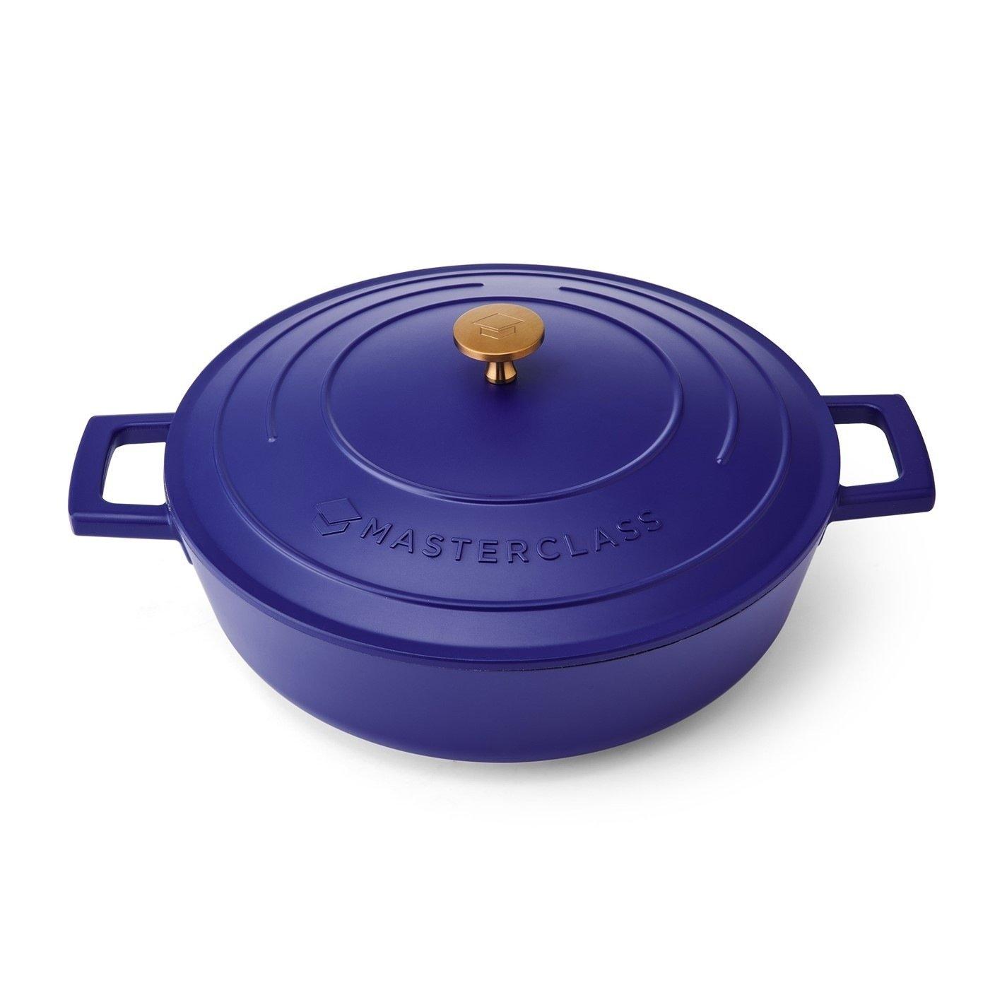Electric Blue - MasterClass - Electric Blue Cast Aluminium Shallow - 1