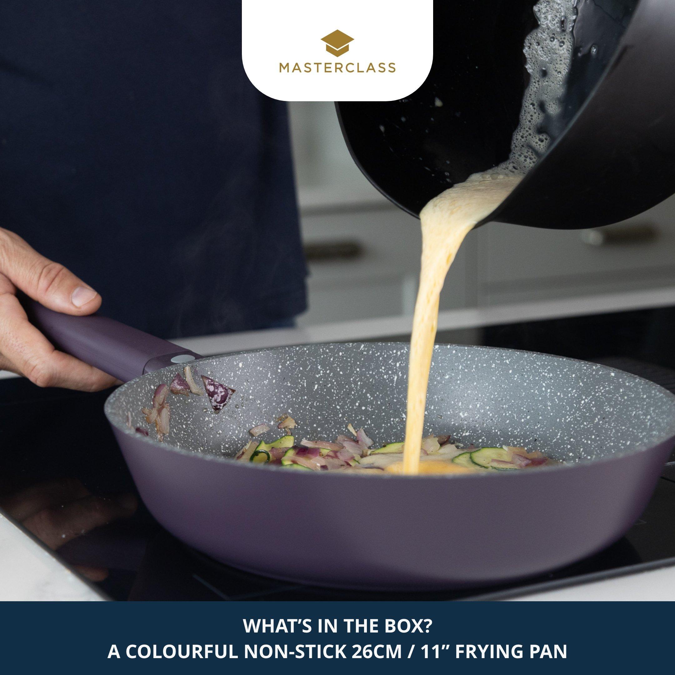 Purple - MasterClass - MasterClass Cast Aluminium Non-Stick Frying Pan. - 3