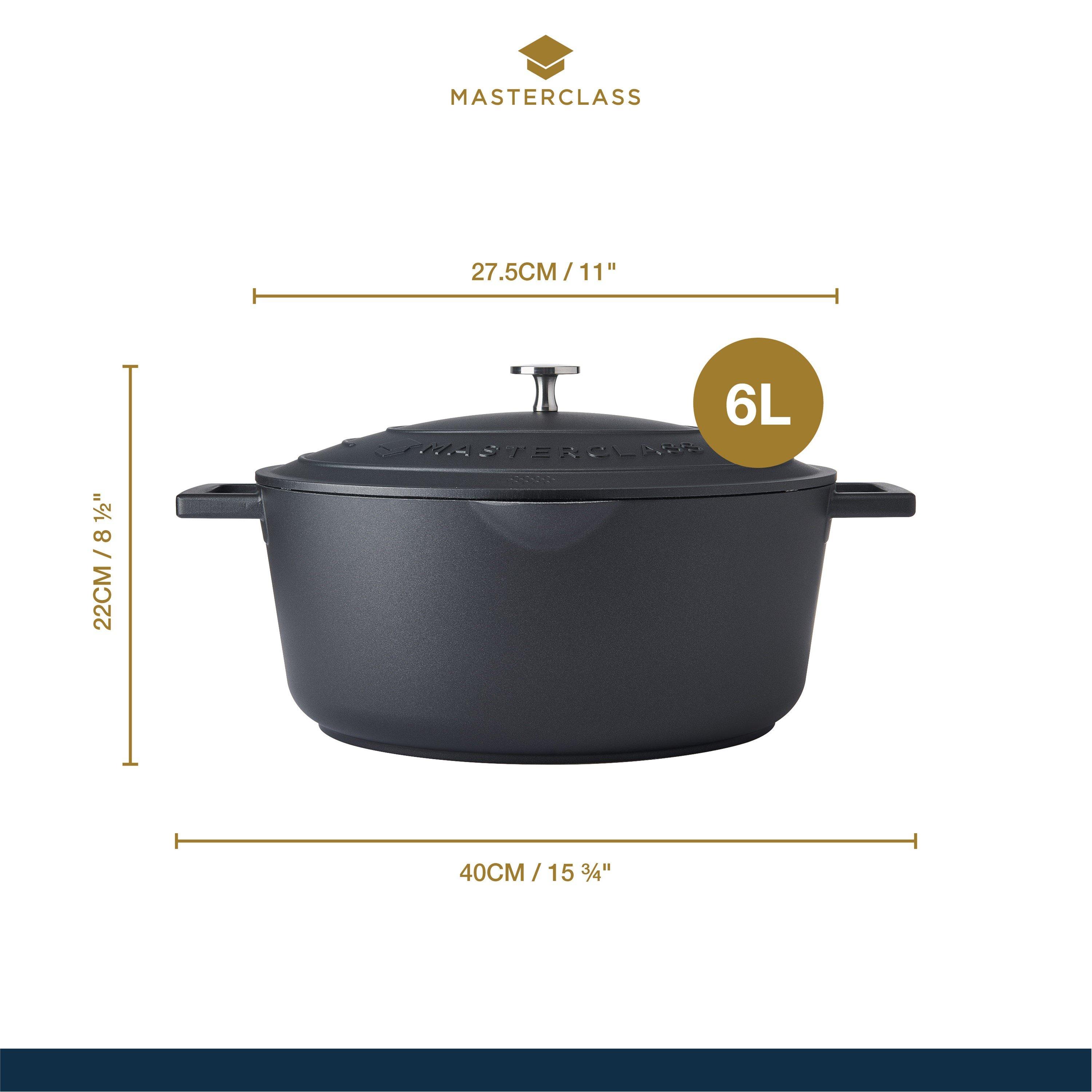 Black - MasterClass - MasterClass Oval Cast Aluminium Non-Stick - 2